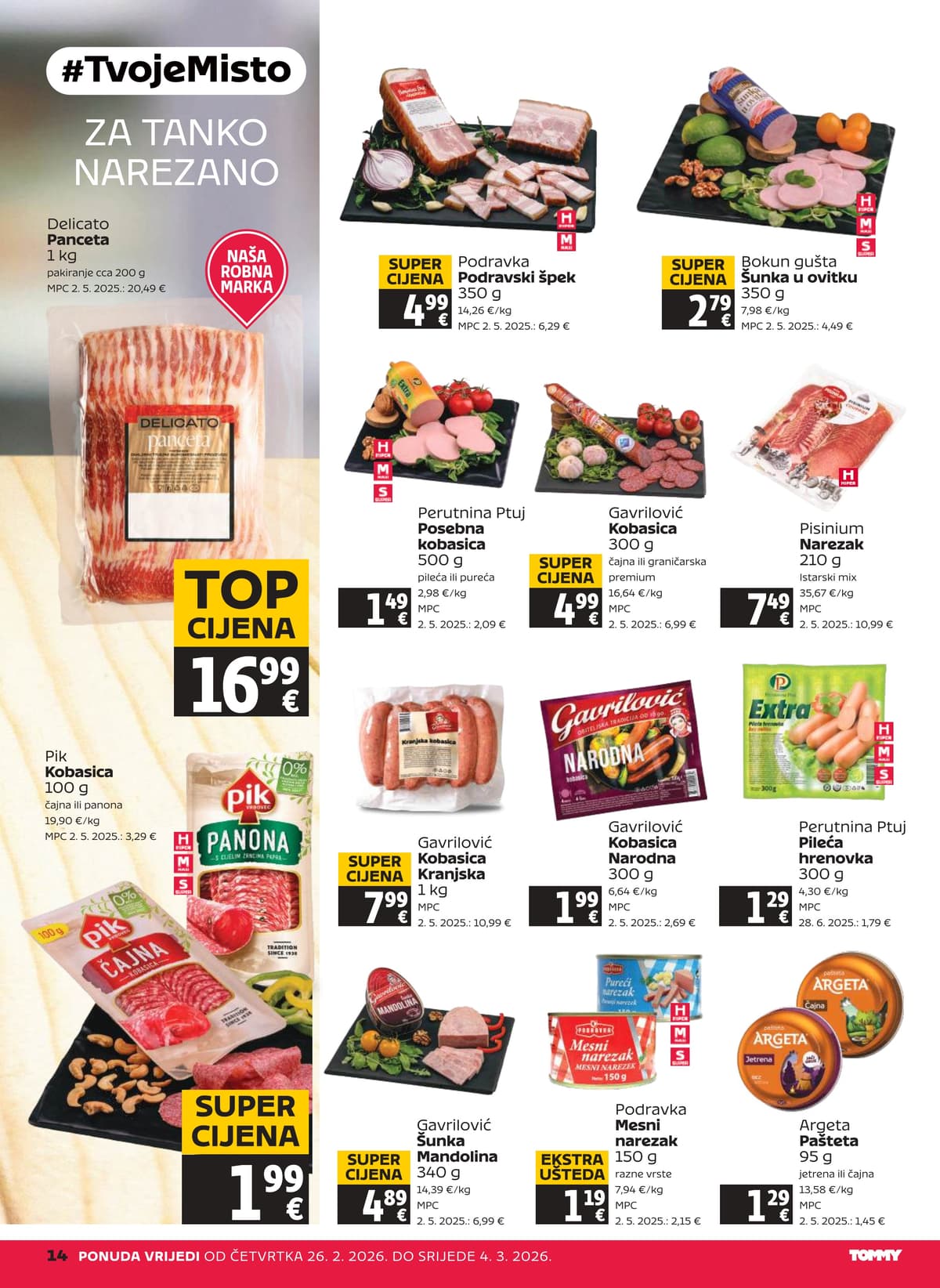 Stranica 14. Tommy kataloga - Tjedna Akcija od 27.02.2026.