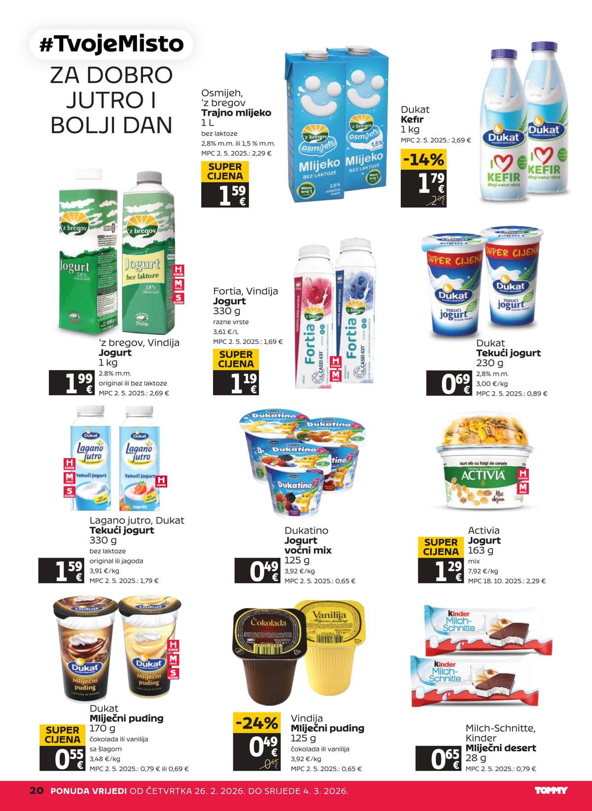 Stranica 20. Tommy kataloga - Tjedna Akcija od 27.02.2026.