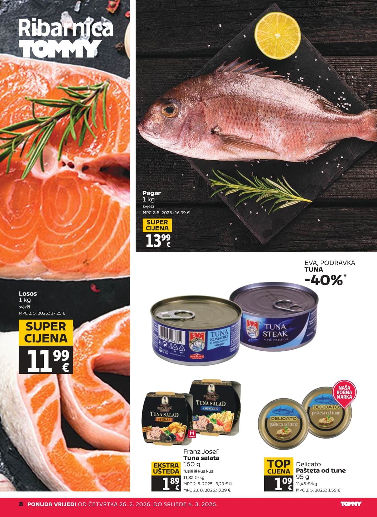 Stranica 8. Tommy kataloga - Tjedna Akcija od 27.02.2026.