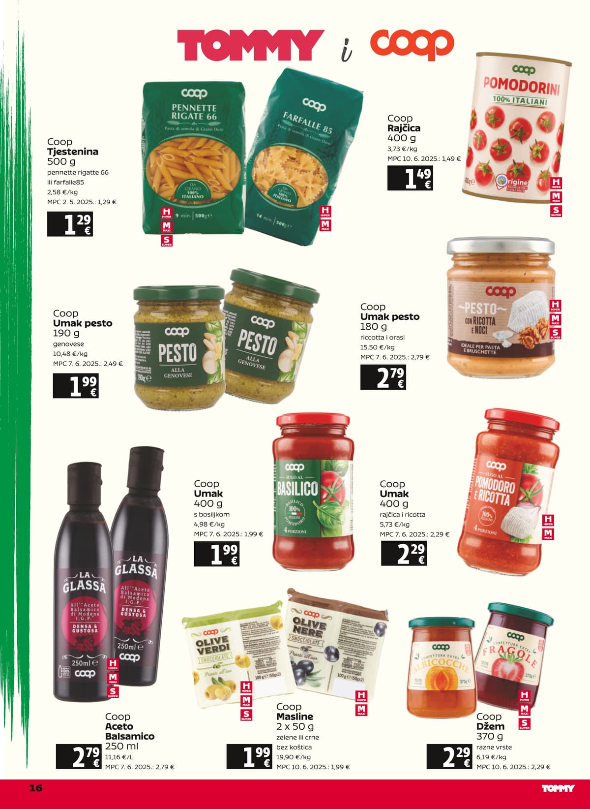 Stranica 16. Tommy kataloga - Tjedna Akcija od 15.03.2026.