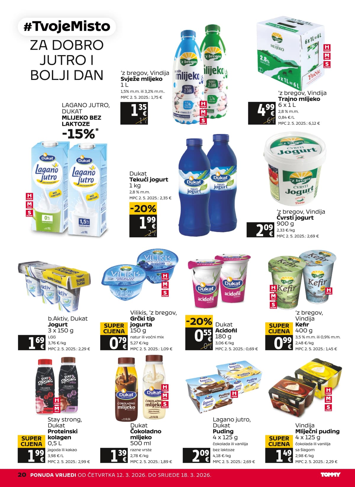 Stranica 20. Tommy kataloga - Tjedna Akcija od 15.03.2026.