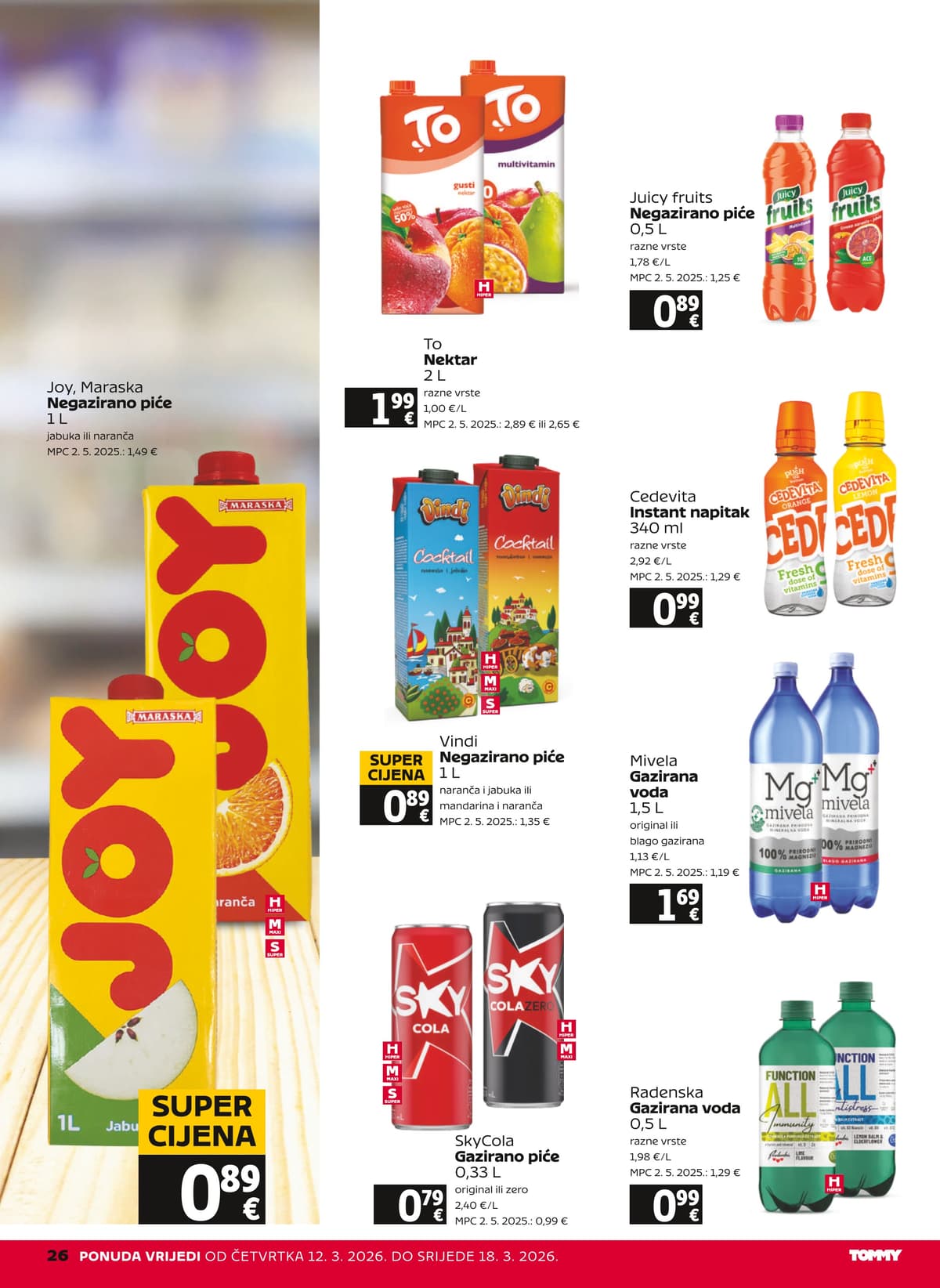 Stranica 26. Tommy kataloga - Tjedna Akcija od 15.03.2026.