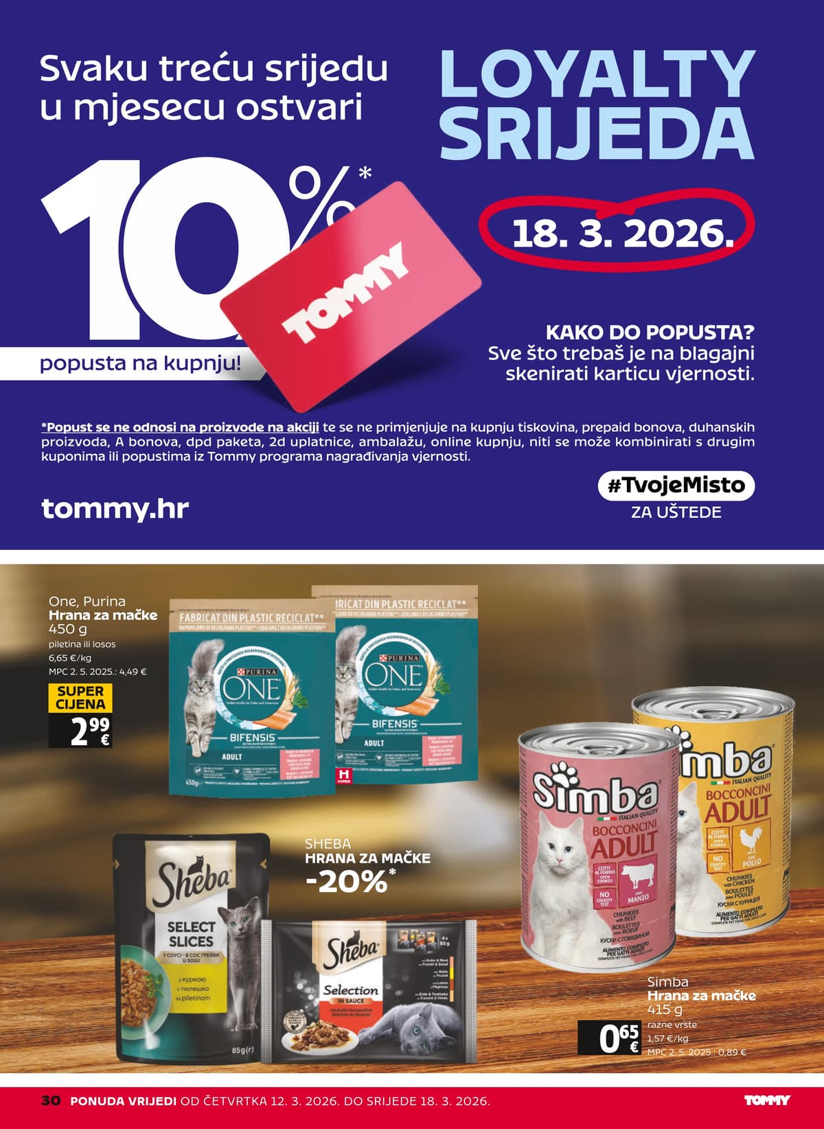 Stranica 30. Tommy kataloga - Tjedna Akcija od 15.03.2026.