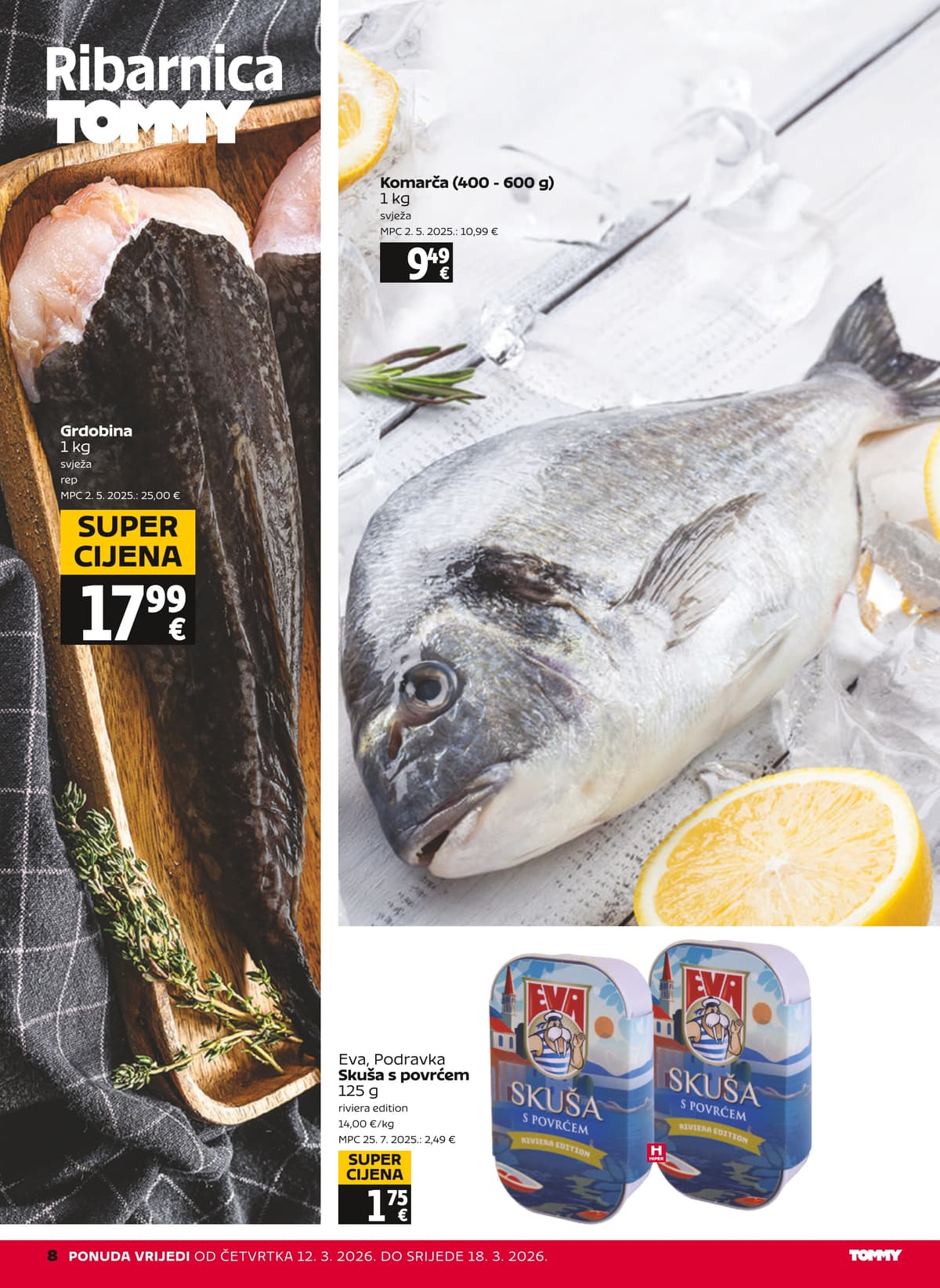 Stranica 8. Tommy kataloga - Tjedna Akcija od 15.03.2026.