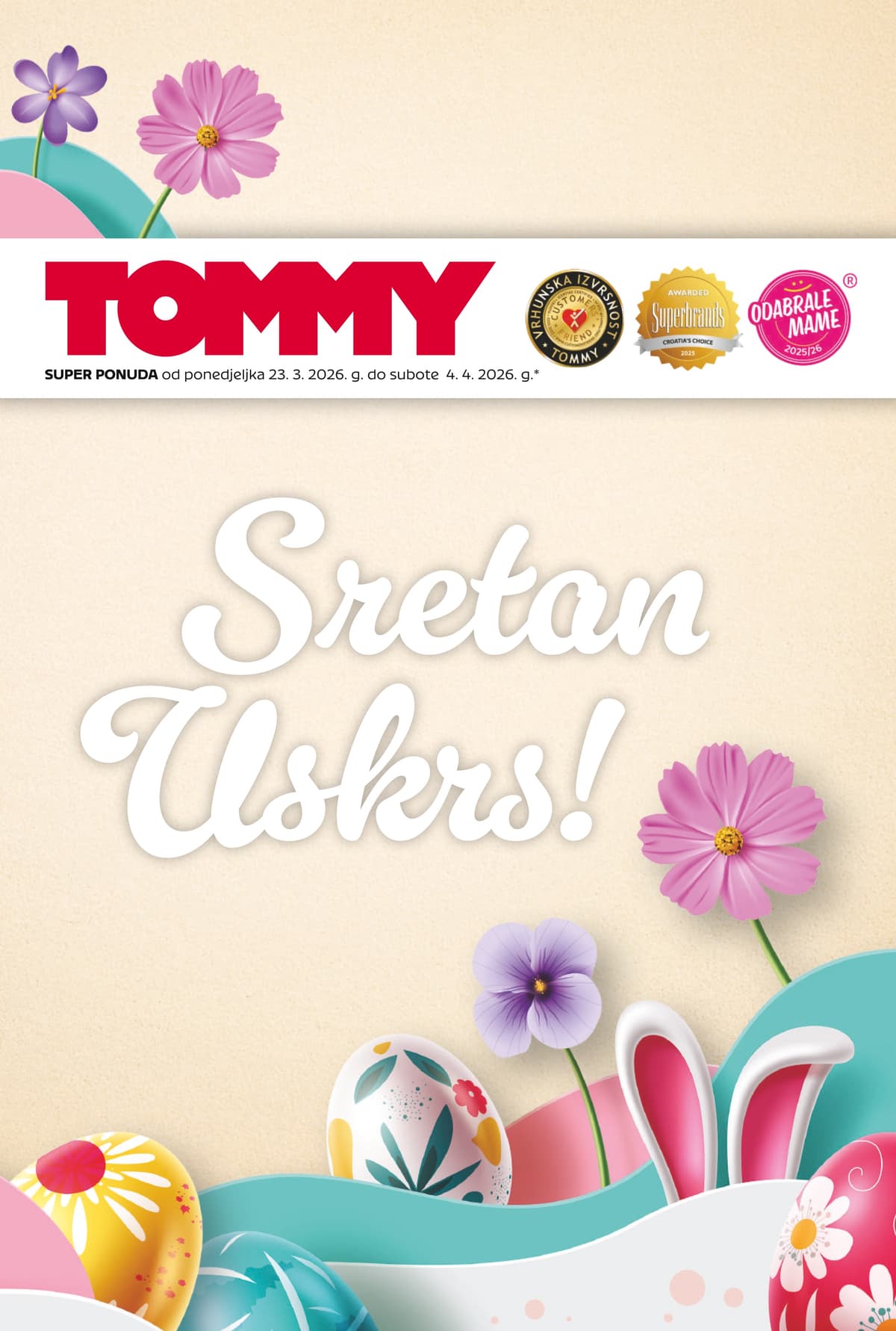 Stranica 1. Tommy kataloga - Uskrsna Super Ponuda od 26.03.2026.