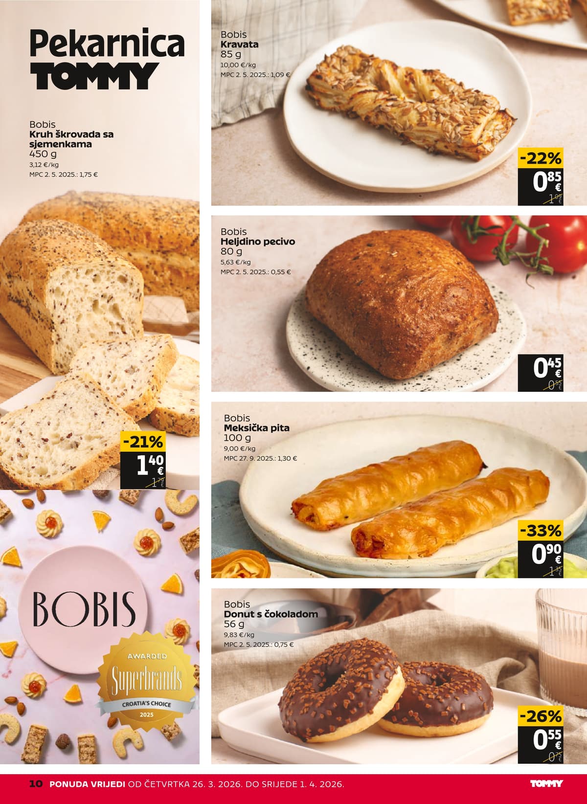Stranica 10. Tommy kataloga - Tjedna Akcija od 26.03.2026.