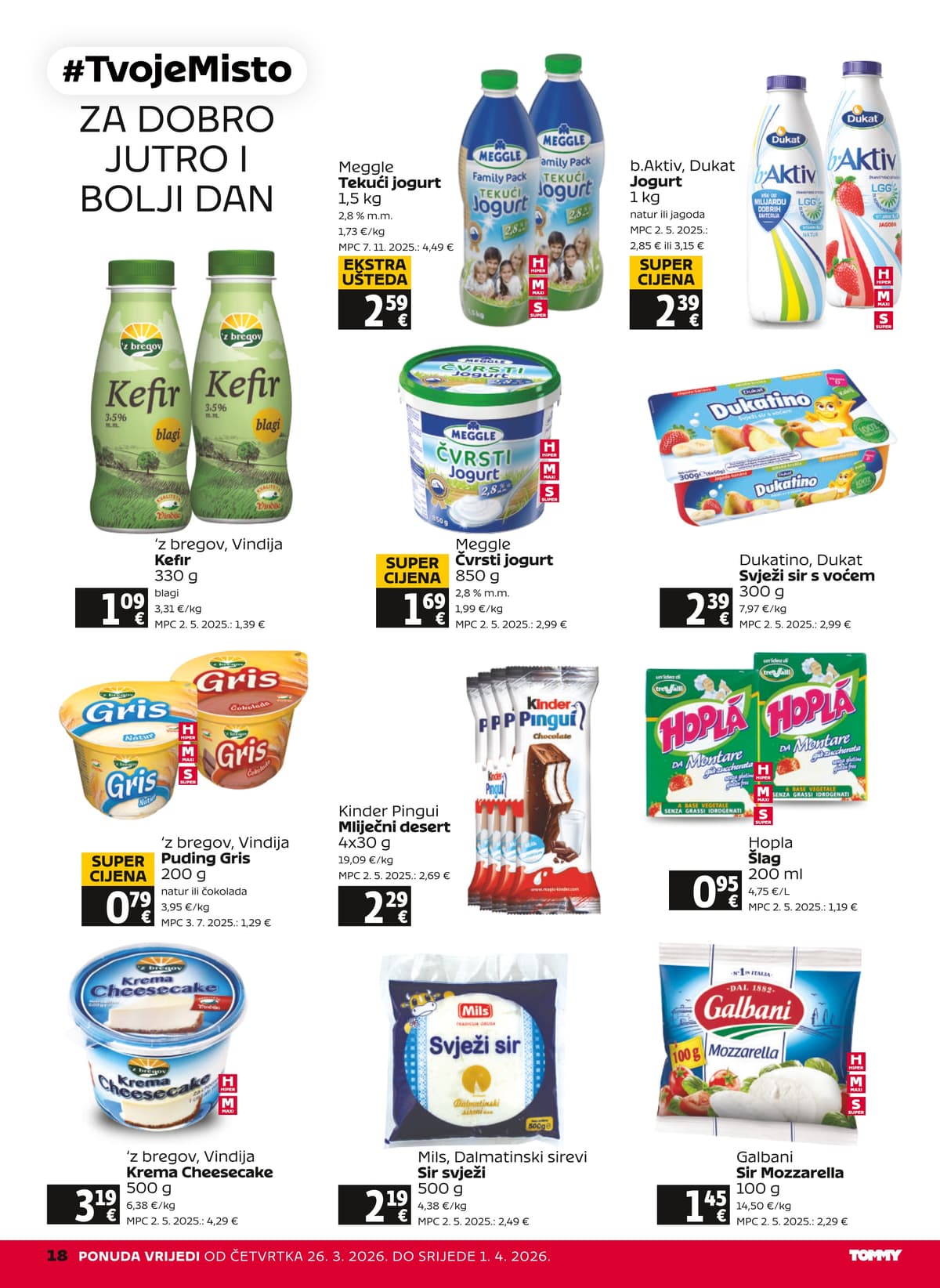 Stranica 18. Tommy kataloga - Tjedna Akcija od 26.03.2026.