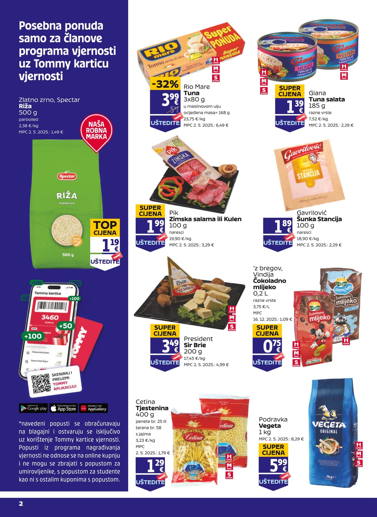 Stranica 2. Tommy kataloga - Tjedna Akcija od 26.03.2026.