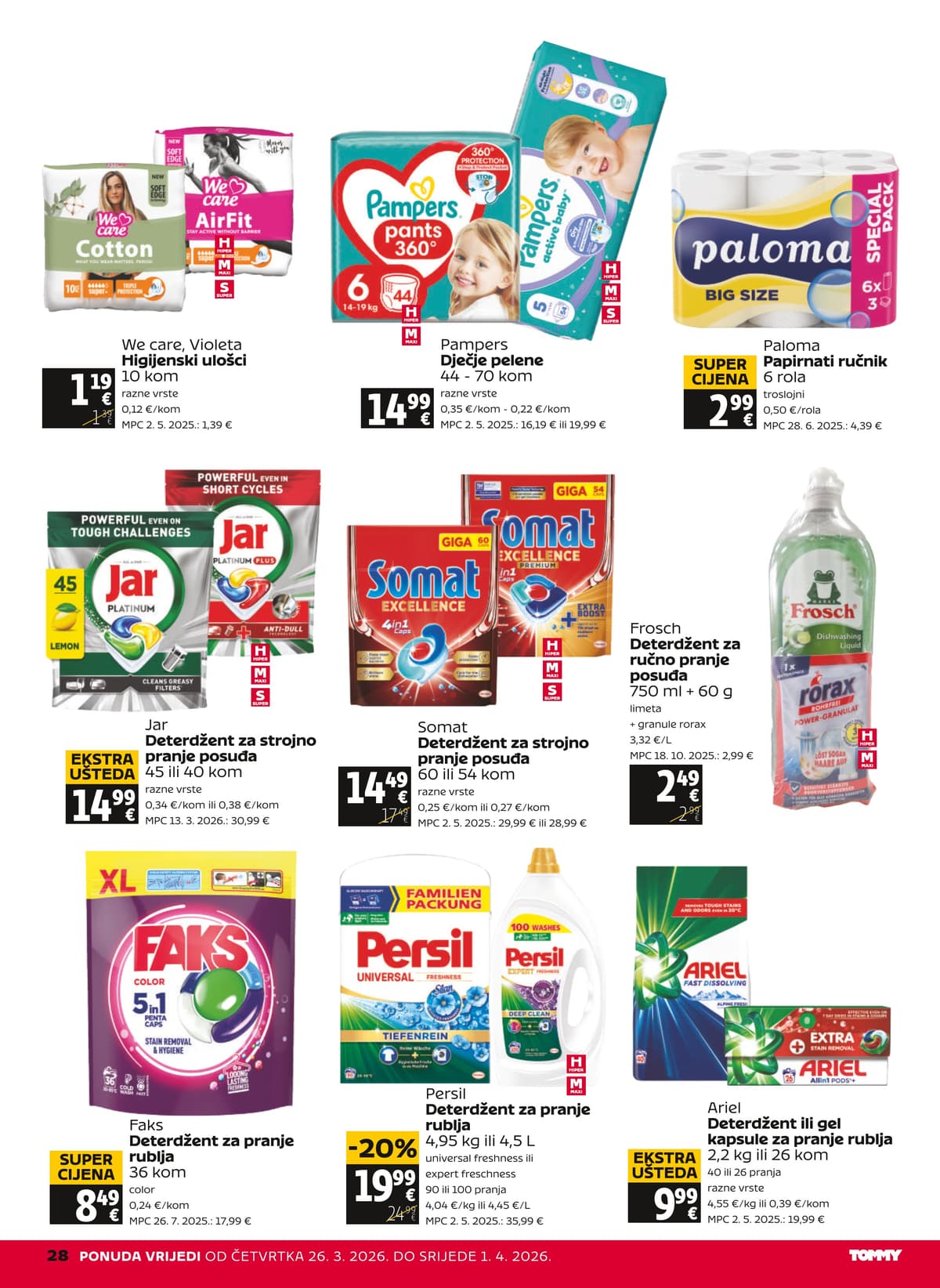 Stranica 28. Tommy kataloga - Tjedna Akcija od 26.03.2026.