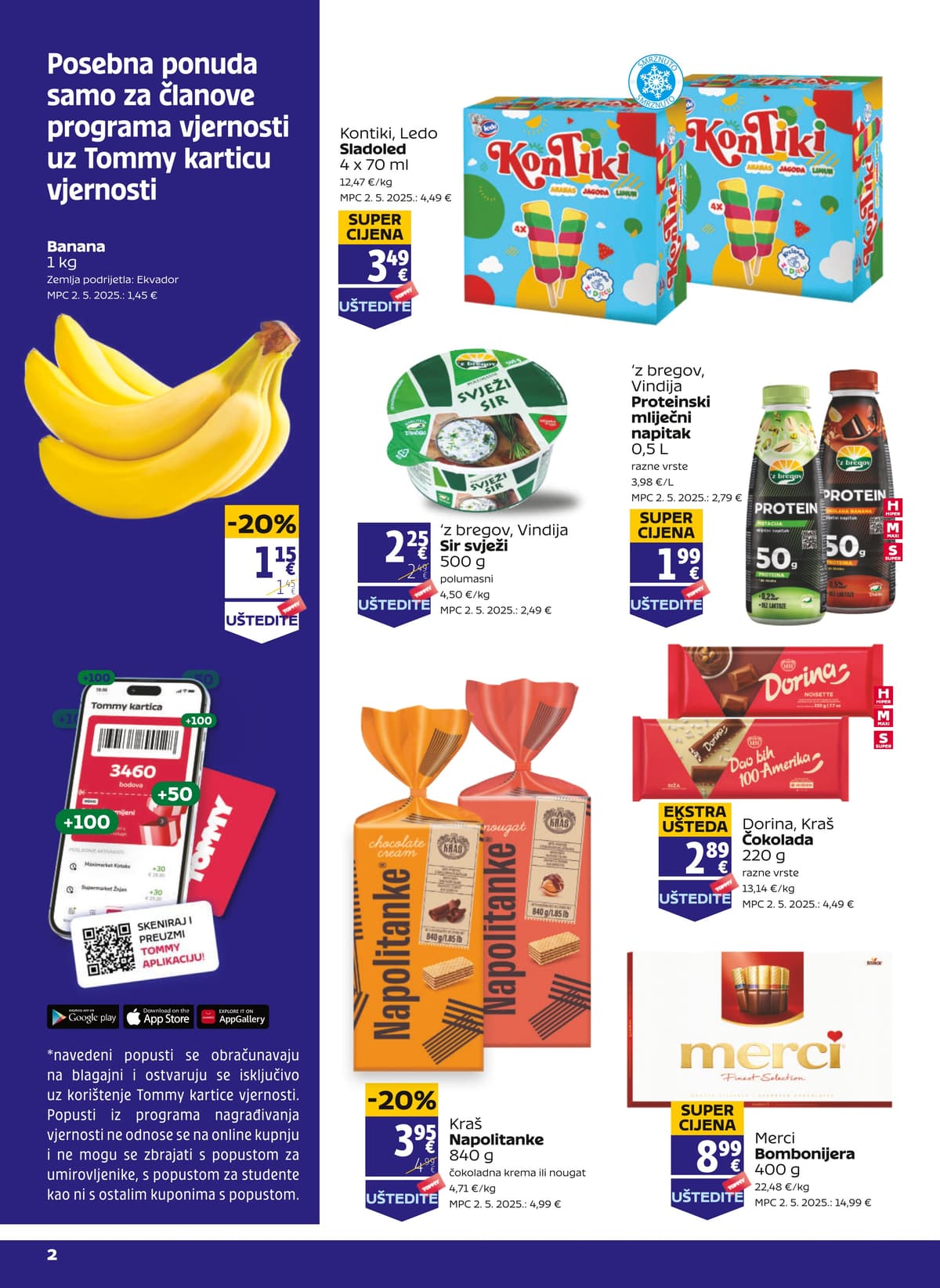 Stranica 2. Tommy kataloga - Tjedna Akcija od 01.04.2026.