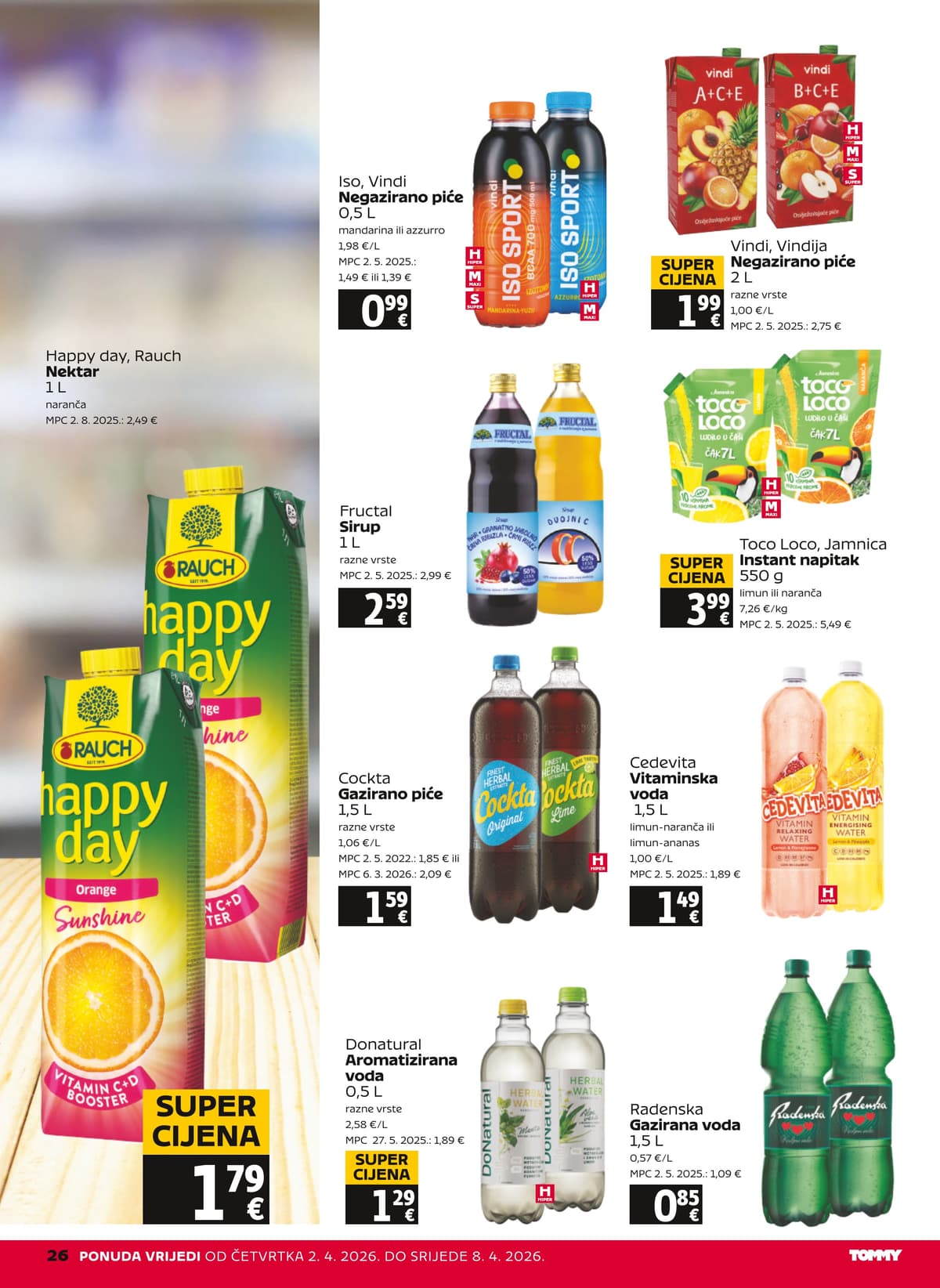Stranica 26. Tommy kataloga - Tjedna Akcija od 01.04.2026.