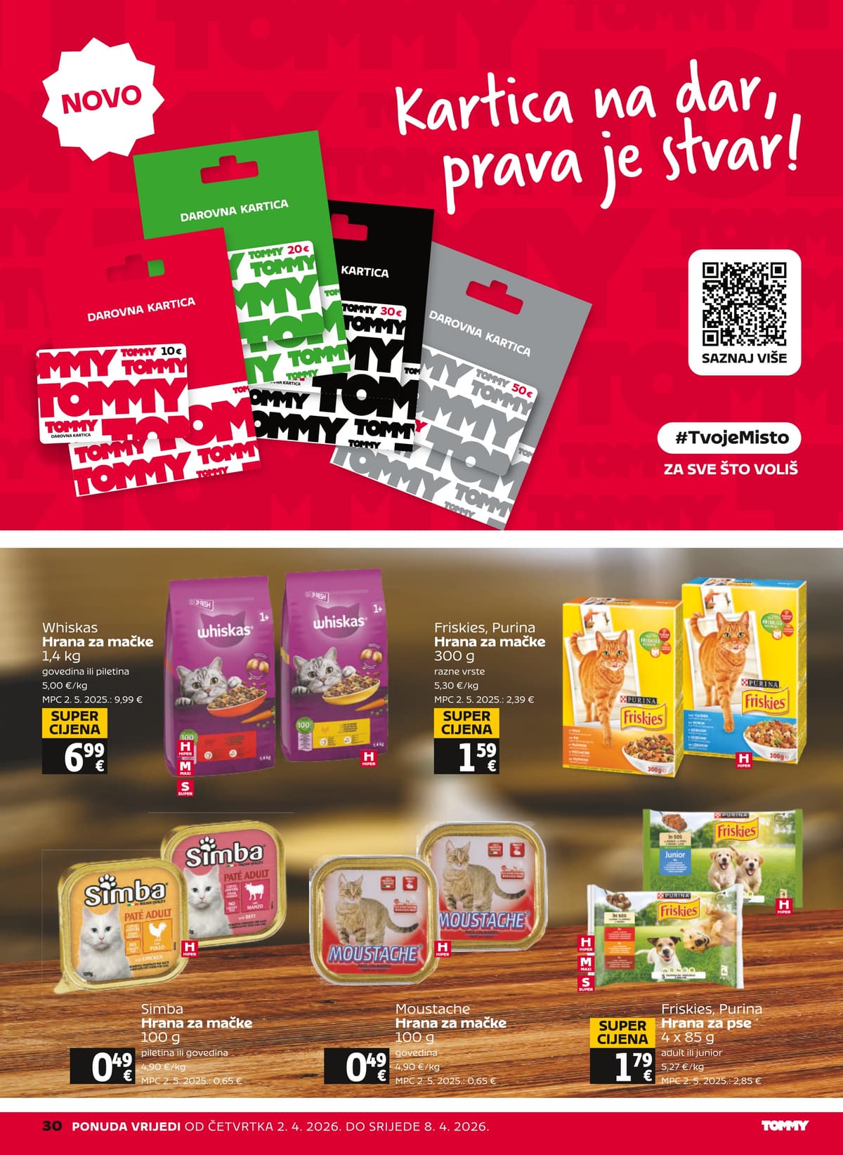 Stranica 30. Tommy kataloga - Tjedna Akcija od 01.04.2026.
