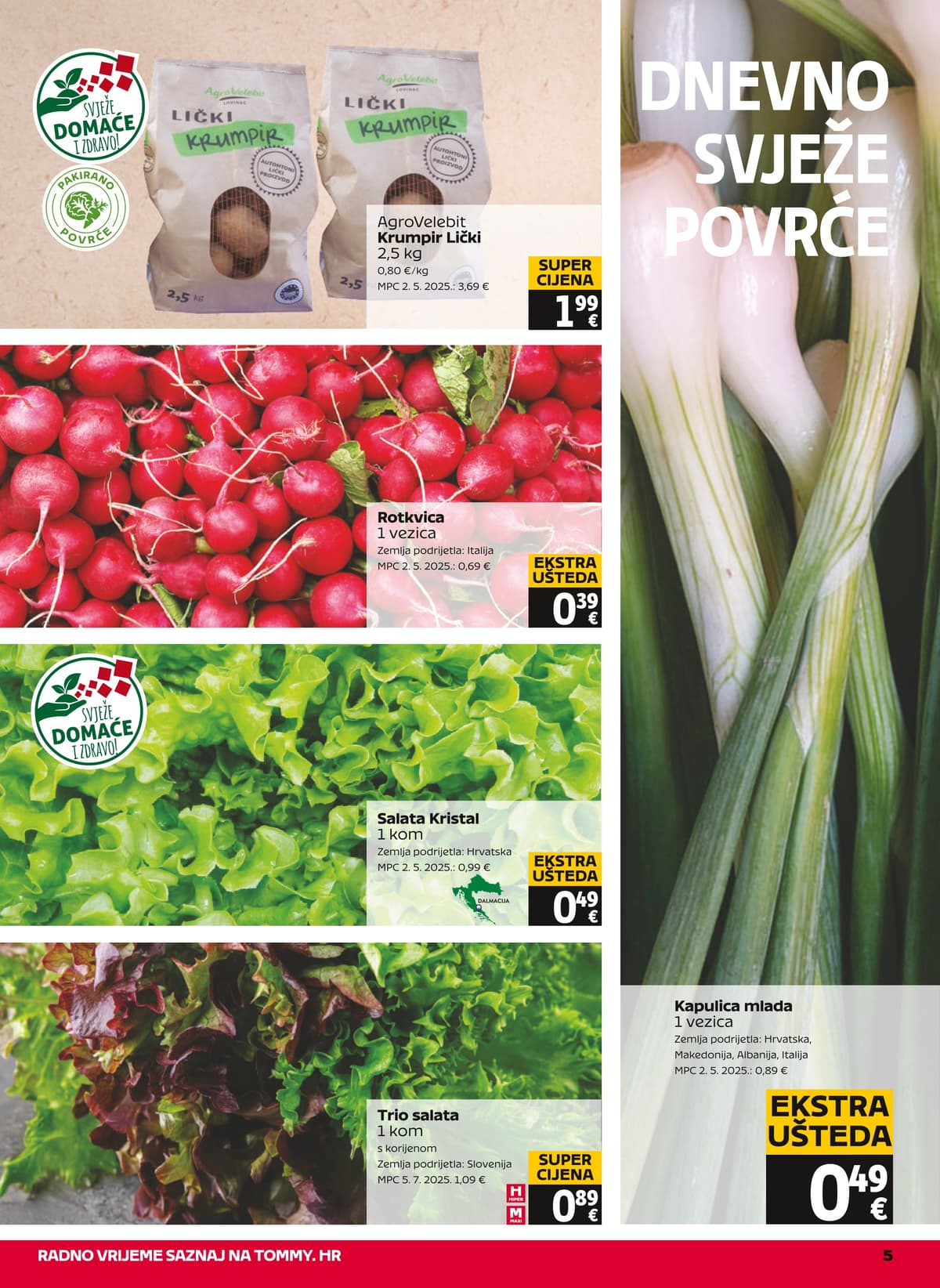 Stranica 5. Tommy kataloga - Tjedna Akcija od 01.04.2026.