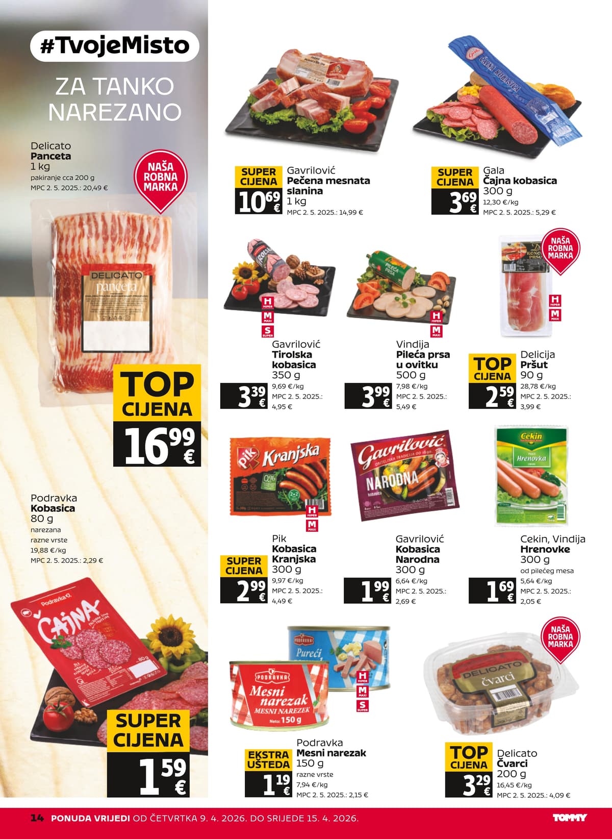 Stranica 14. Tommy kataloga - Tjedna Akcija od 08.04.2026.