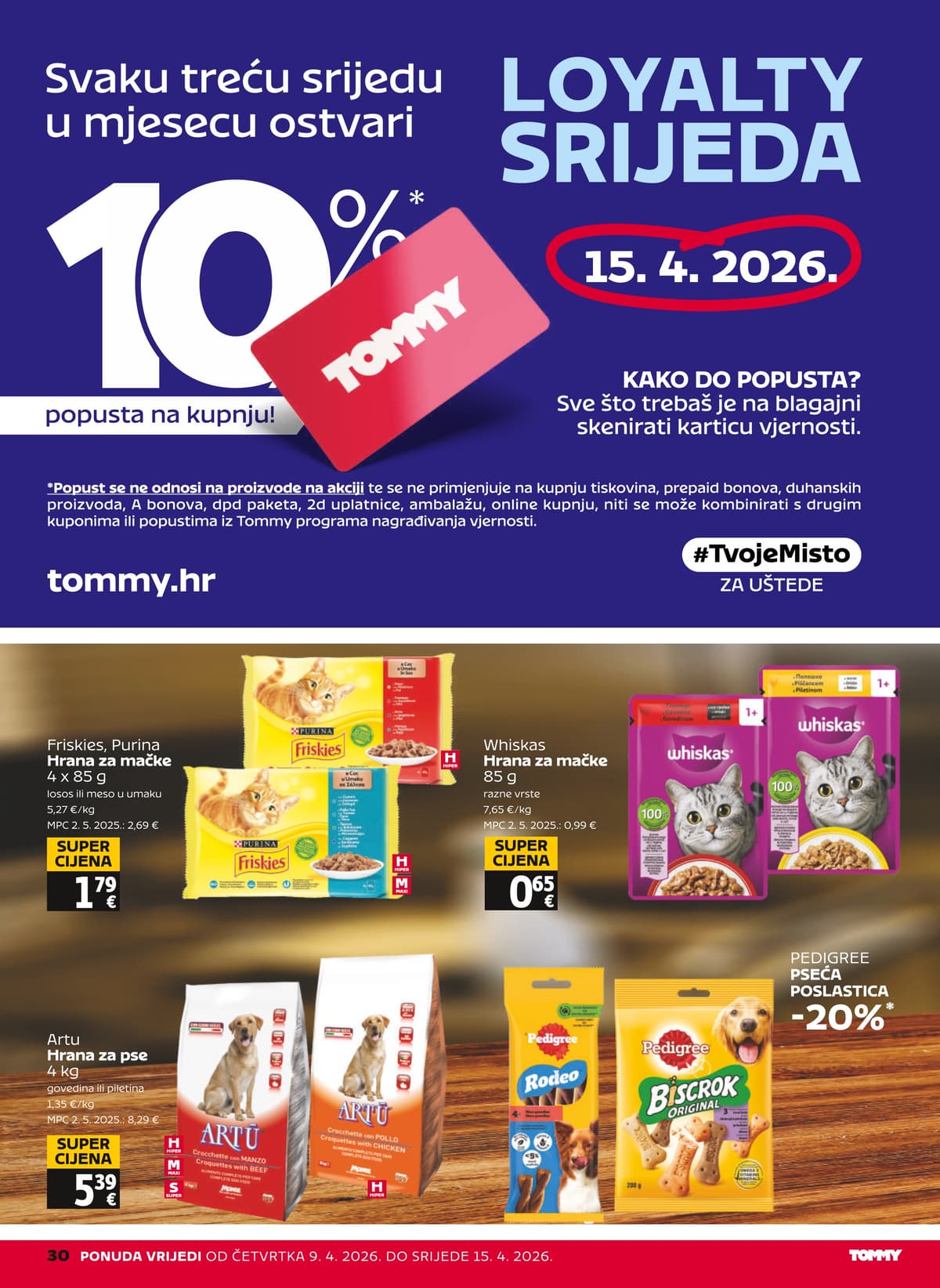 Stranica 30. Tommy kataloga - Tjedna Akcija od 08.04.2026.