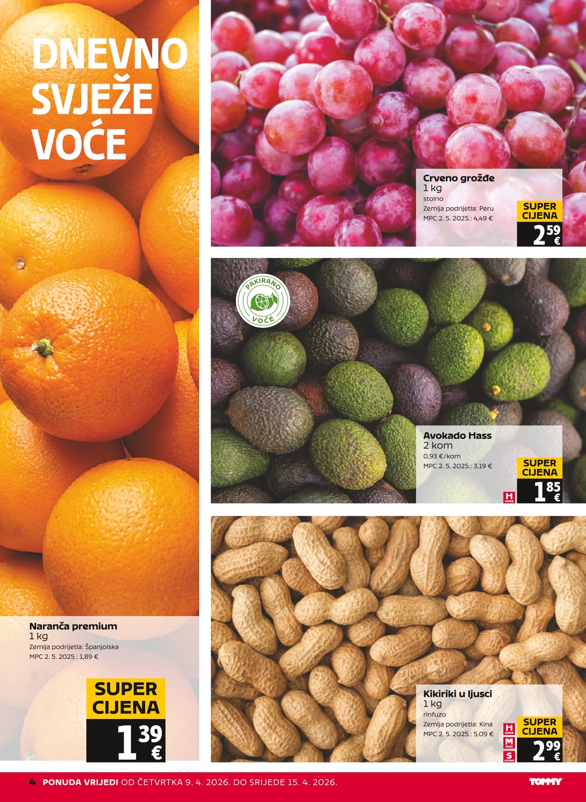 Stranica 4. Tommy kataloga - Tjedna Akcija od 08.04.2026.