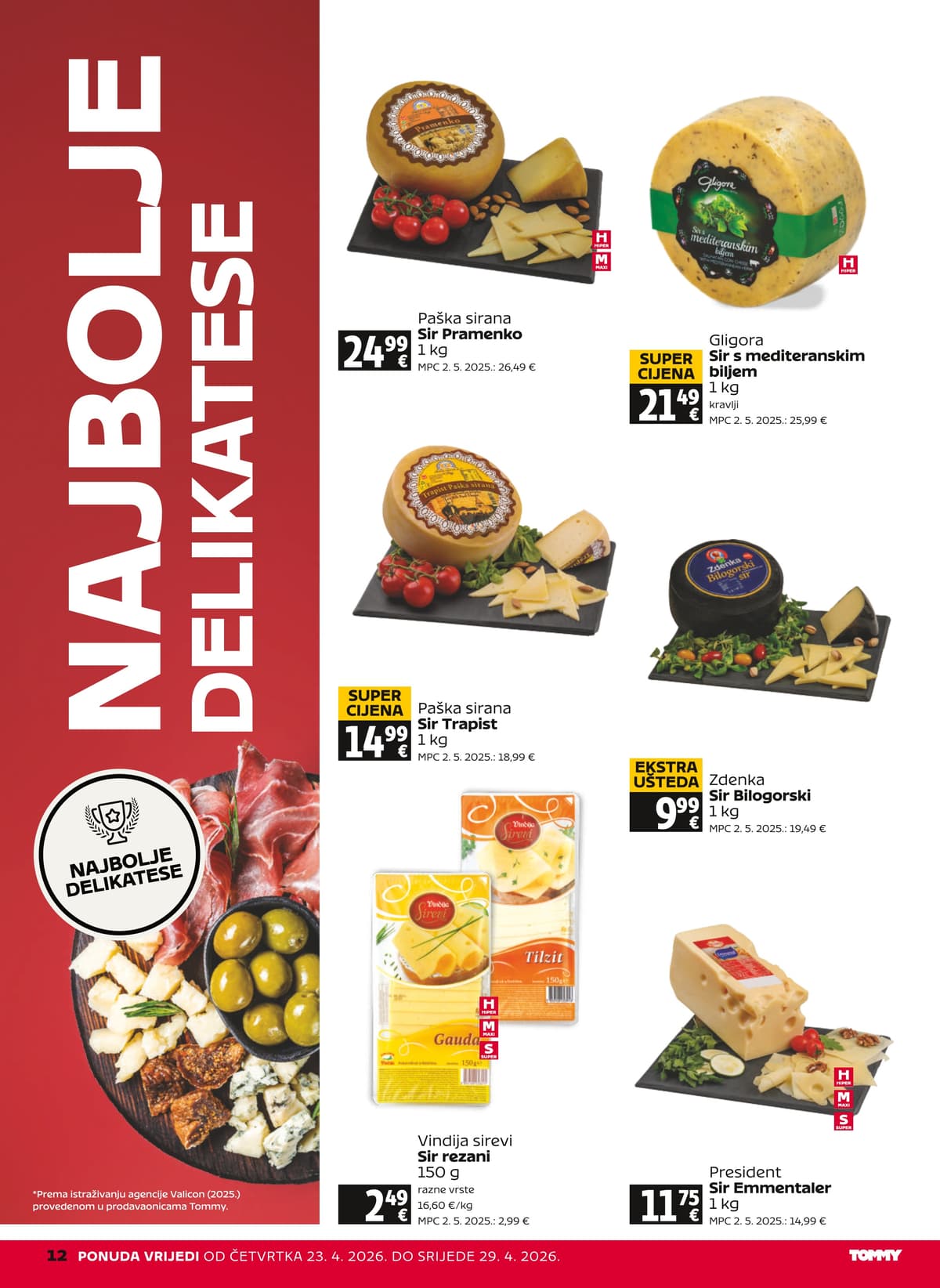 Stranica 12. Tommy kataloga - Tjedna Akcija od 22.04.2026.