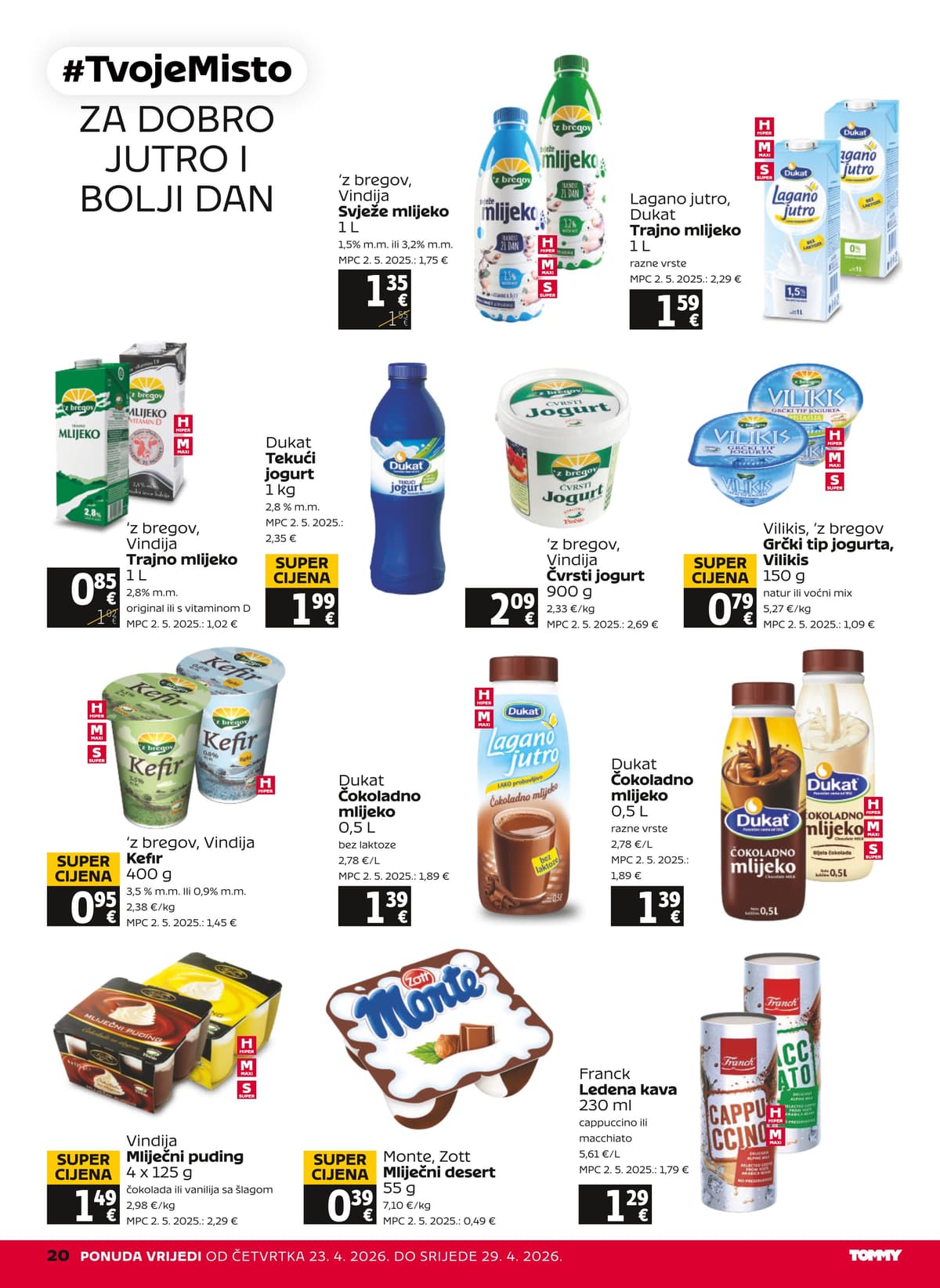 Stranica 20. Tommy kataloga - Tjedna Akcija od 22.04.2026.
