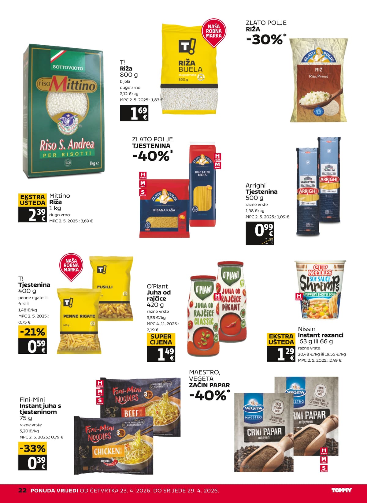 Stranica 22. Tommy kataloga - Tjedna Akcija