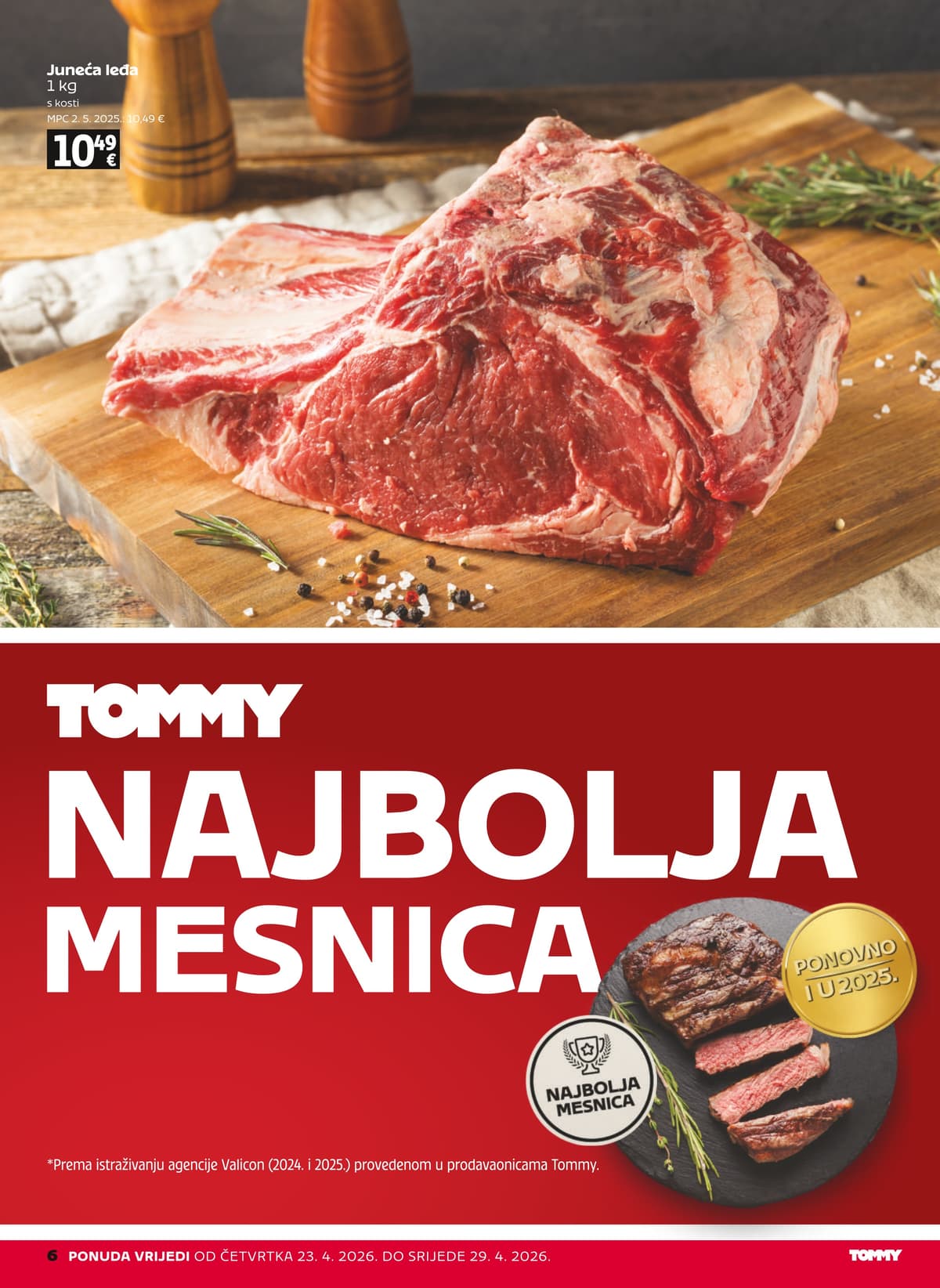 Stranica 6. Tommy kataloga - Tjedna Akcija od 22.04.2026.