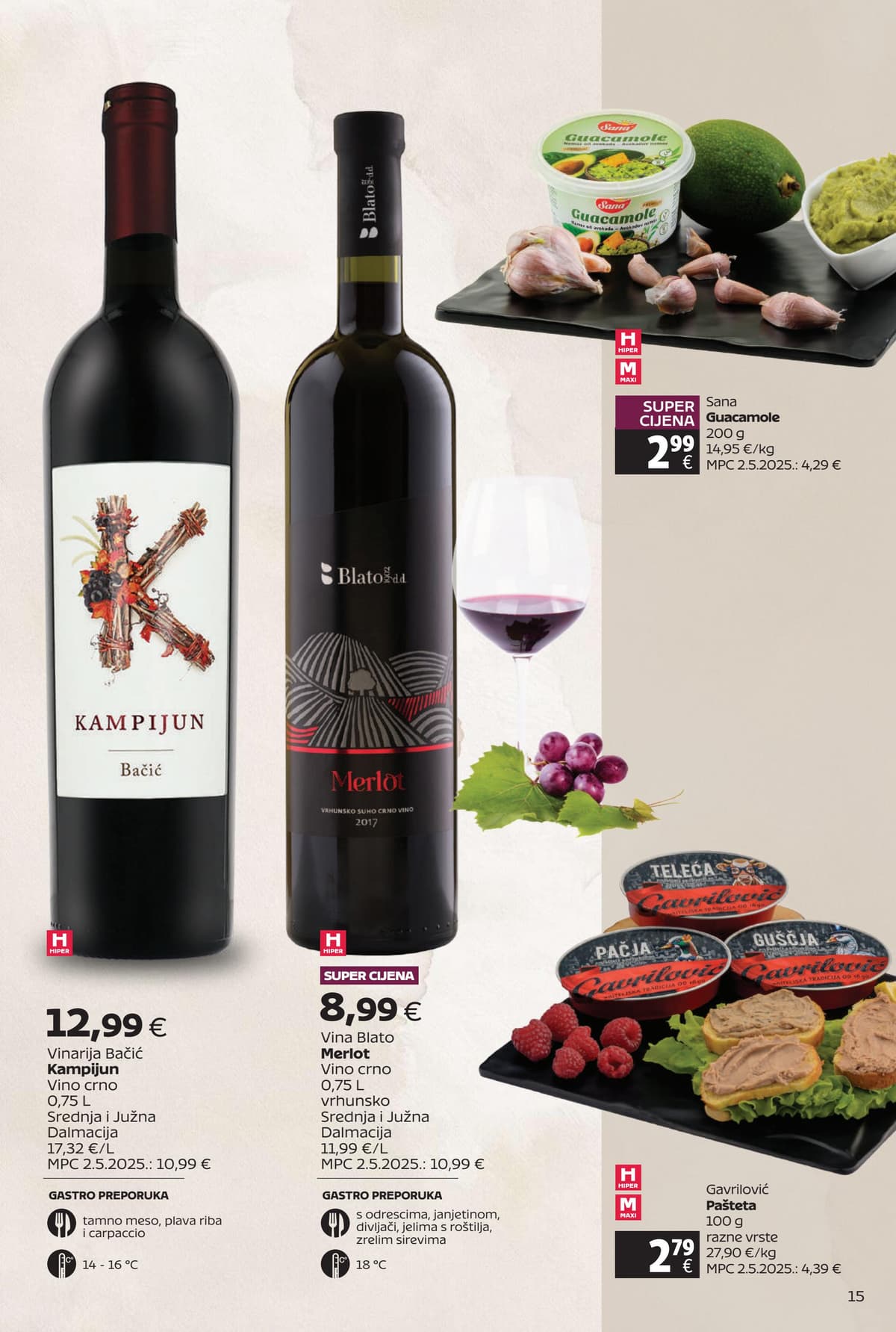 Stranica 15. Tommy kataloga - Vina i delicije