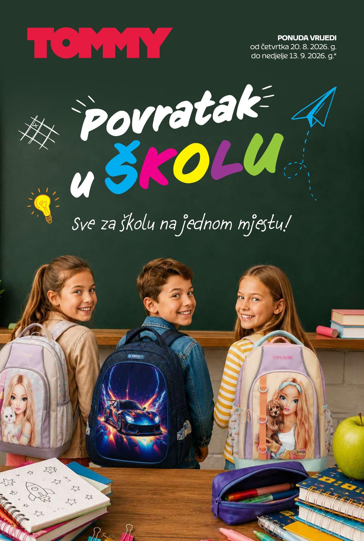 Stranica 1. Tommy kataloga - Povratak u školu od 23.08.2026.