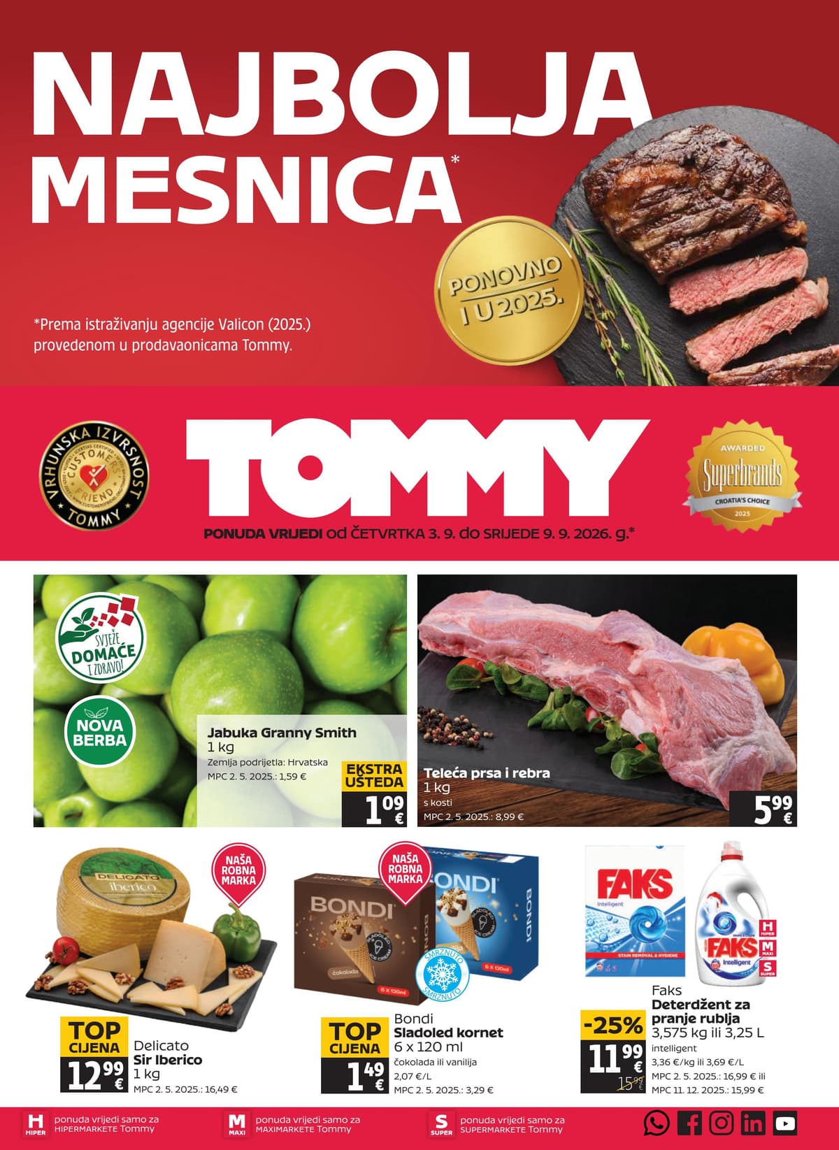 Stranica 1. Tommy kataloga - Tjedna Akcija od 04.09.2026.