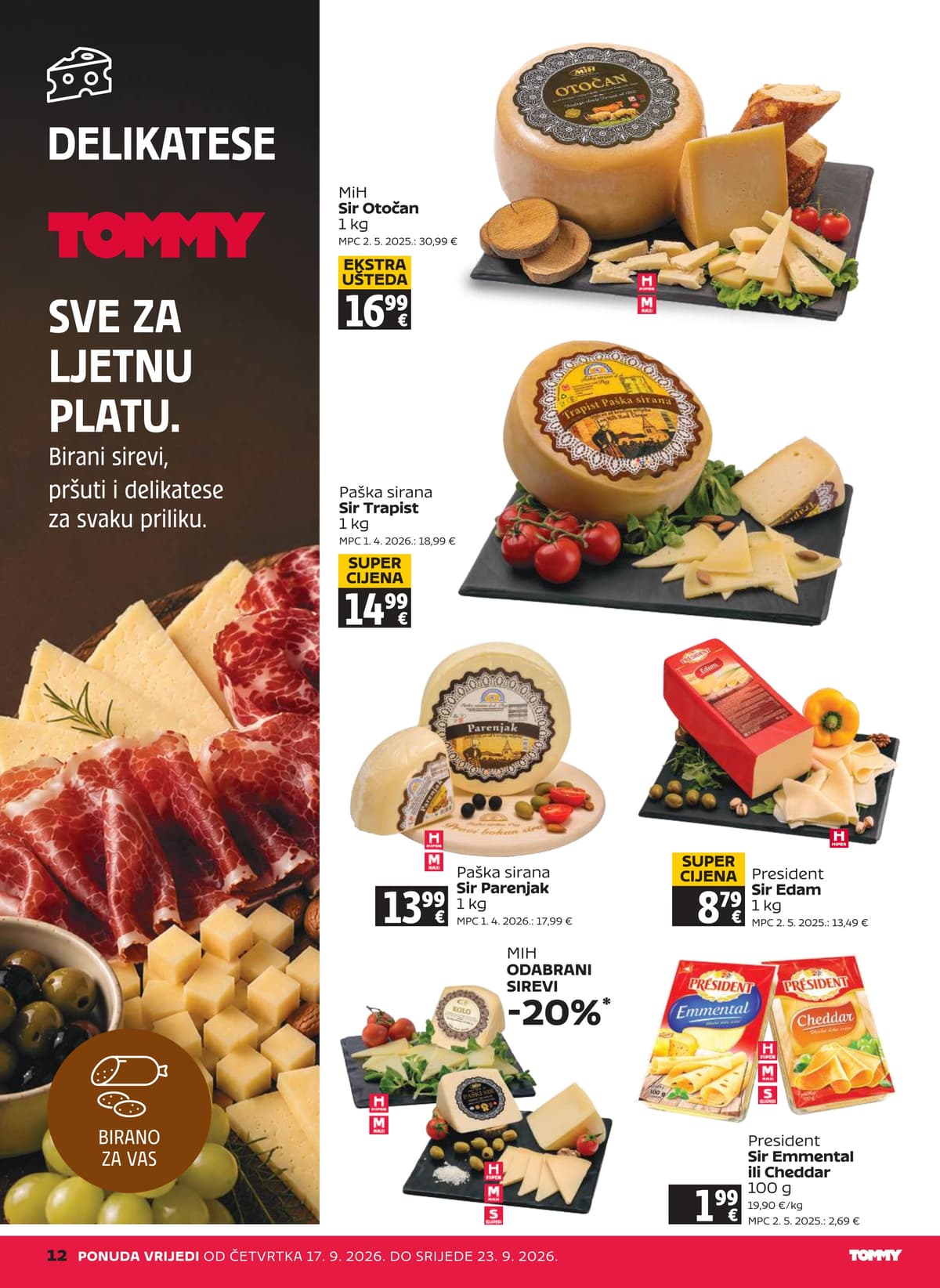 Stranica 12. Tommy kataloga - Tjedna Akcija od 17.09.2026.