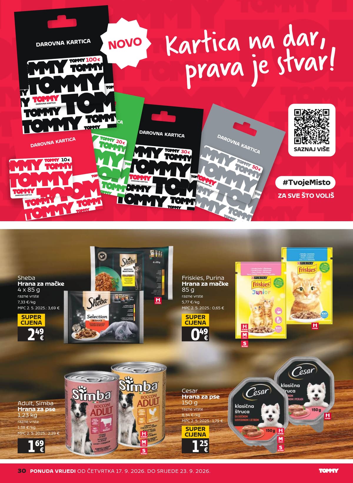 Stranica 30. Tommy kataloga - Tjedna Akcija od 17.09.2026.