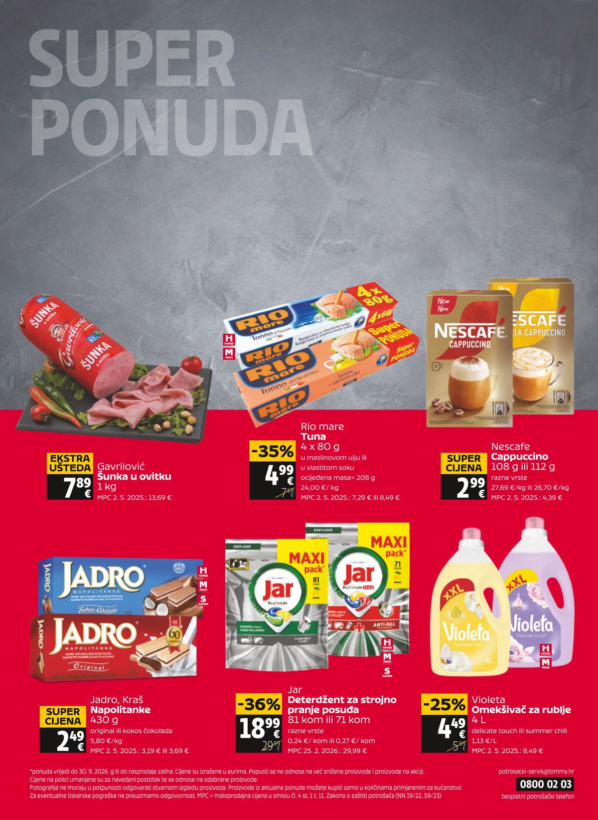 Stranica 32. Tommy kataloga - Tjedna Akcija od 28.09.2026.