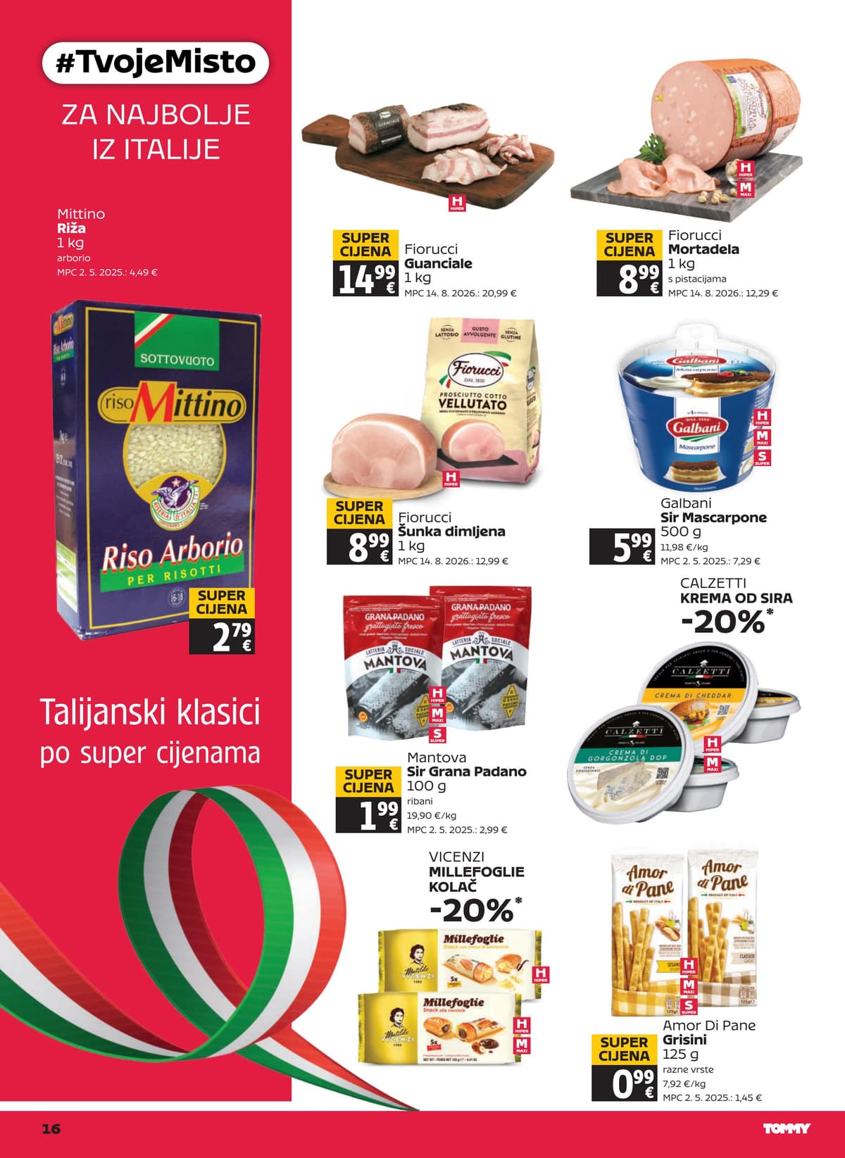 Stranica 16. Tommy kataloga - Tjedna Akcija od 05.10.2026.
