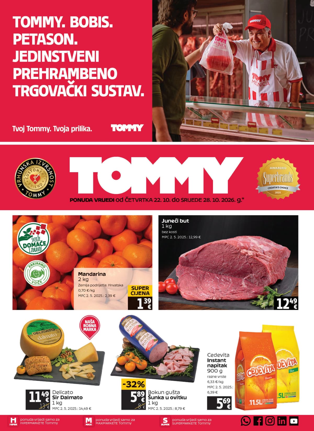 Tommy katalog od 22.10.2026. - Tjedna Akcija