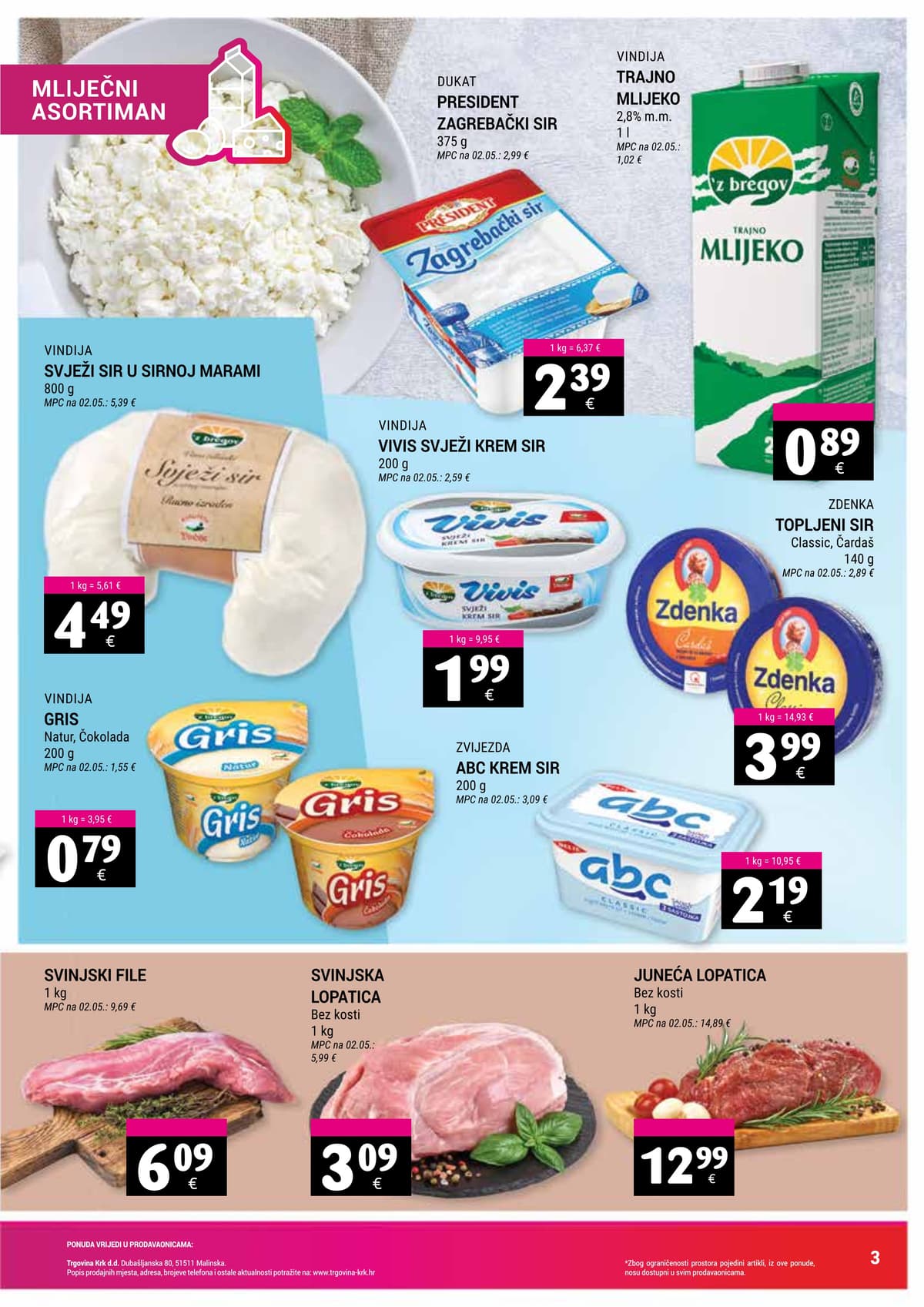 Stranica 3. Trgovina Krk kataloga - Tjedna Akcija od 20.03.2026.