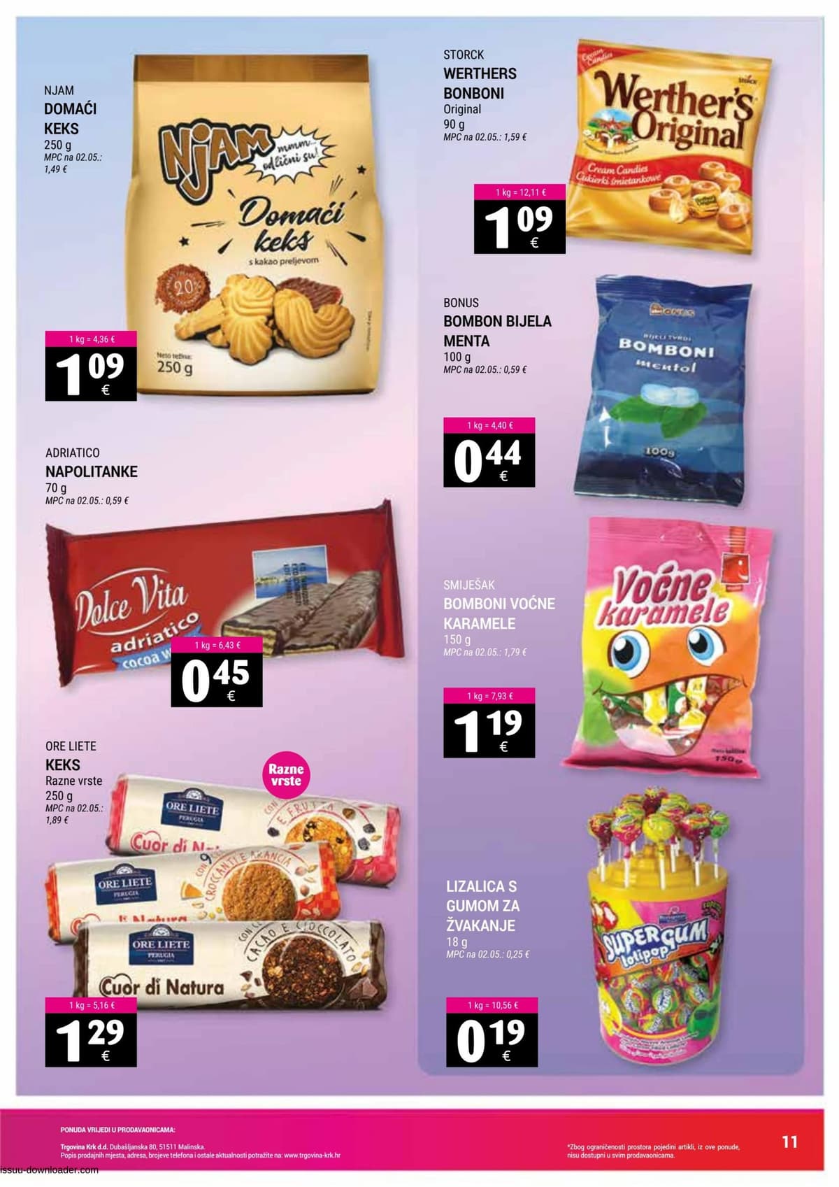 Stranica 11. Trgovina Krk kataloga - Tjedna Akcija od 08.04.2026.