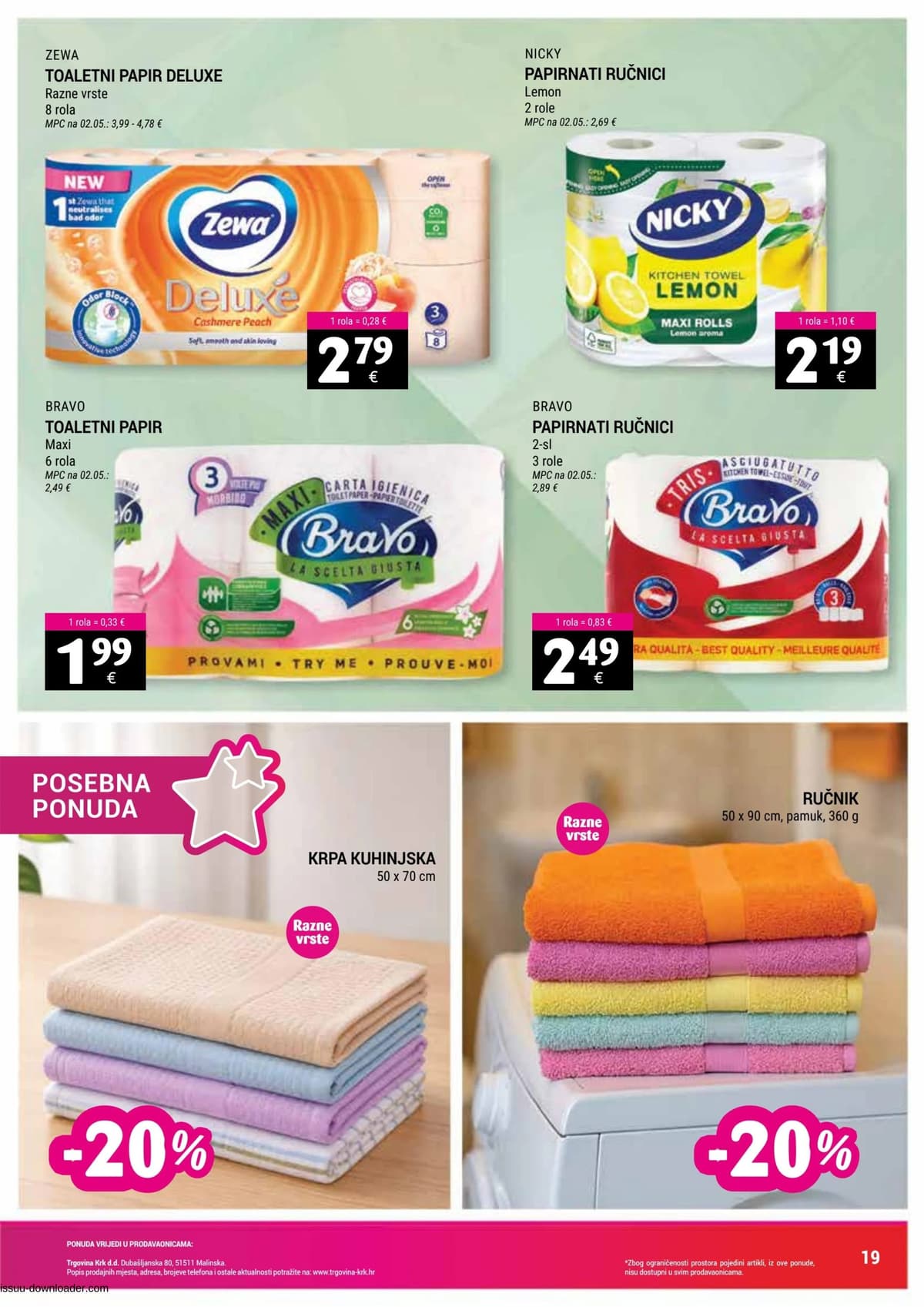 Stranica 19. Trgovina Krk kataloga - Tjedna Akcija od 08.04.2026.