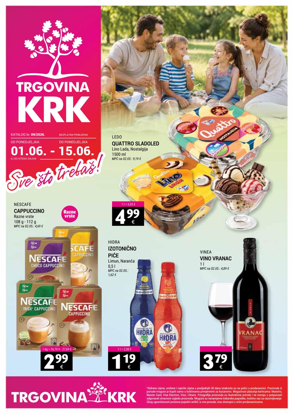 Stranica 1. Trgovina Krk kataloga - Tjedna Akcija od 02.06.2026.