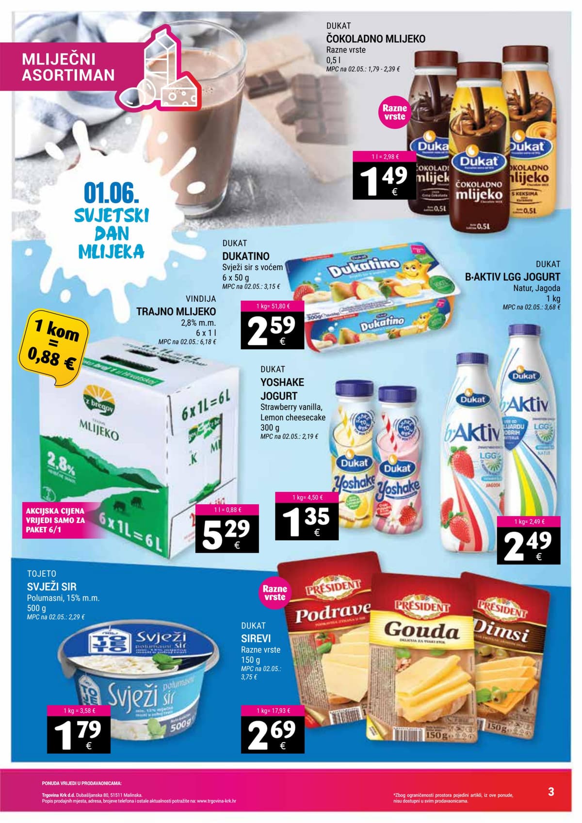 Stranica 3. Trgovina Krk kataloga - Tjedna Akcija od 02.06.2026.