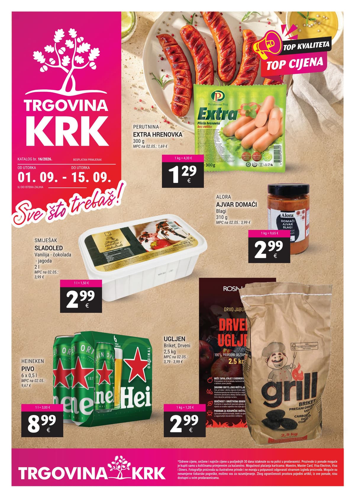 Stranica 1. Trgovina Krk kataloga - Akcijska Ponuda od 04.09.2026.