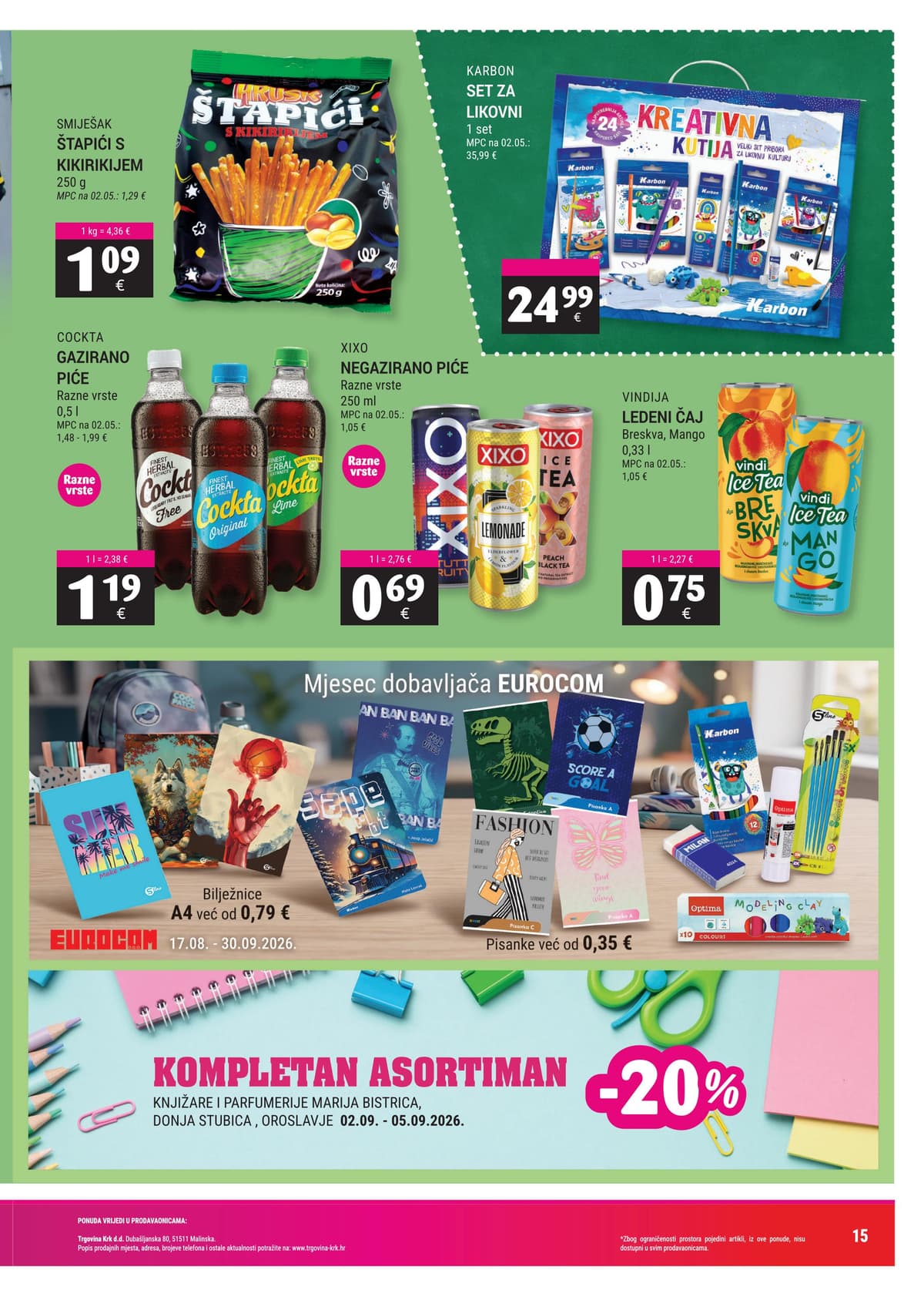 Stranica 15. Trgovina Krk kataloga - Akcijska Ponuda od 04.09.2026.