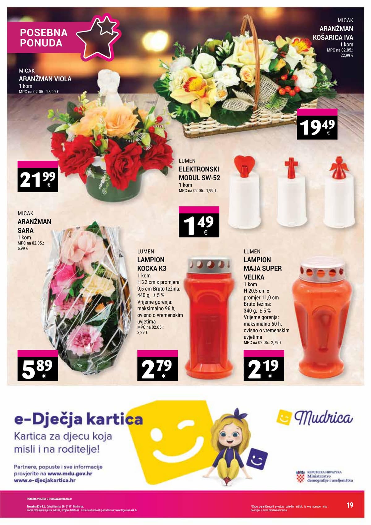 Stranica 19. Trgovina Krk kataloga - Akcijska Ponuda od 17.09.2026.