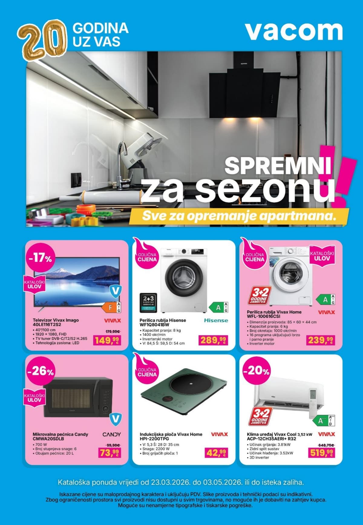 Stranica 1. Vacom kataloga - Sve Za Opremanje Apartmana