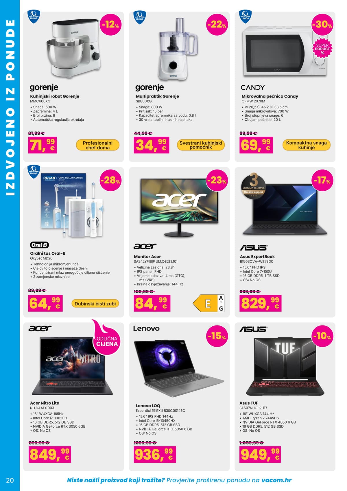 Stranica 20. Vacom kataloga - Ljetni Katalog