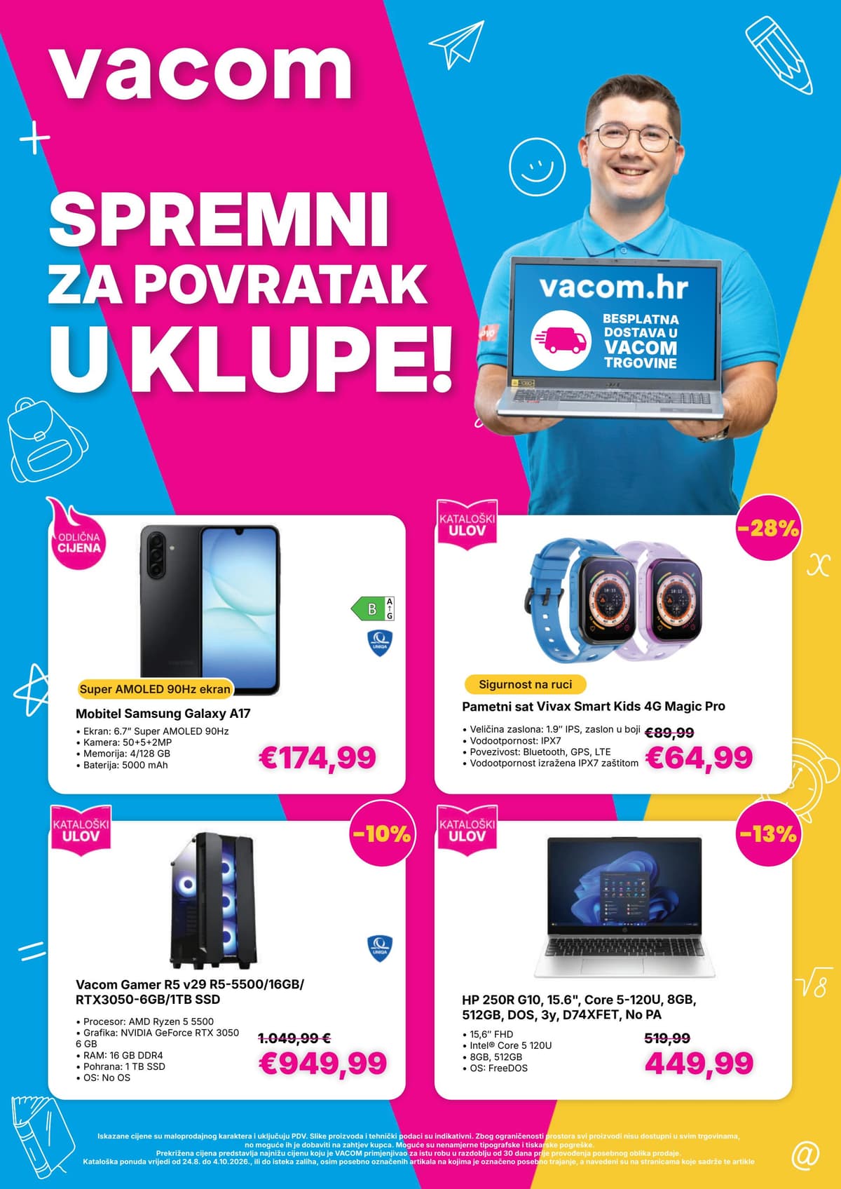 Stranica 1. Vacom kataloga - Spremni za povratak u klupe od 26.08.2026.