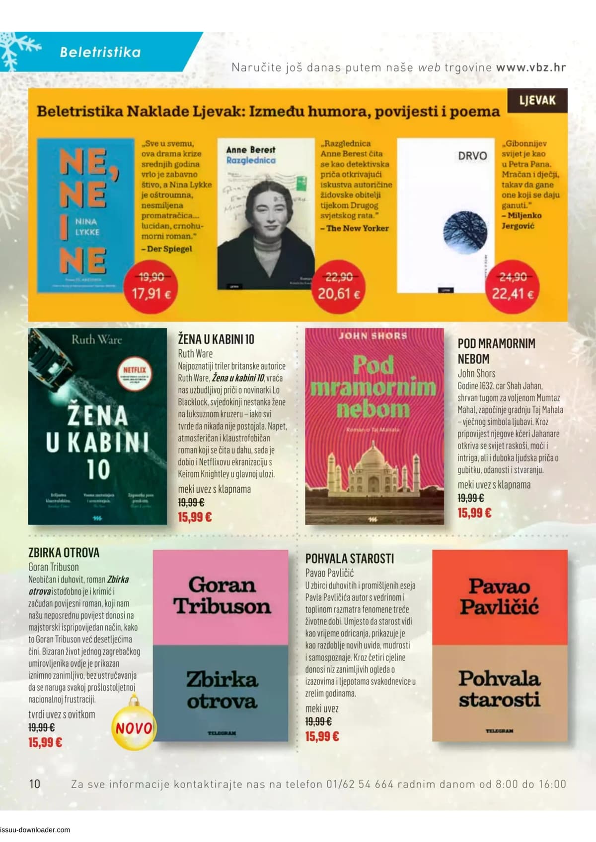 Stranica 10. VBZ kataloga - Božični katalog