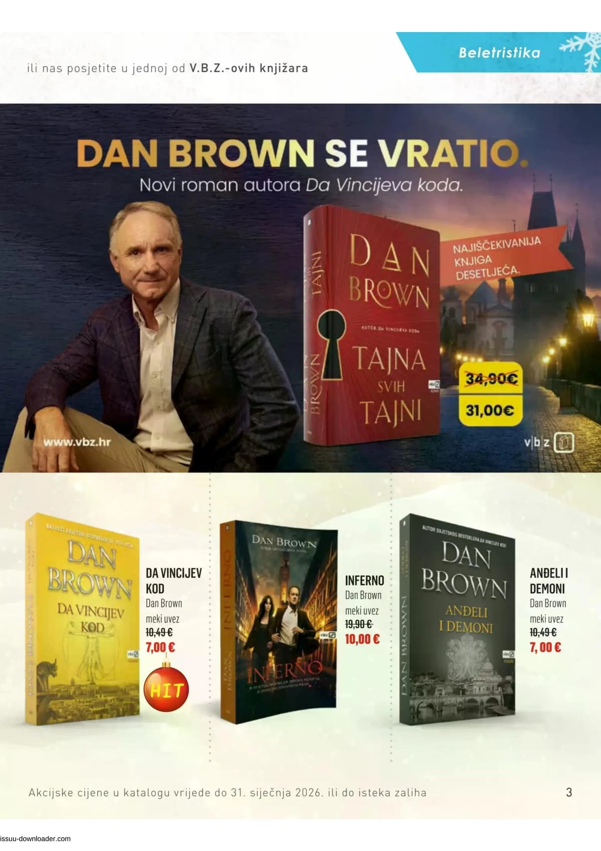 Stranica 3. VBZ kataloga - Božični katalog