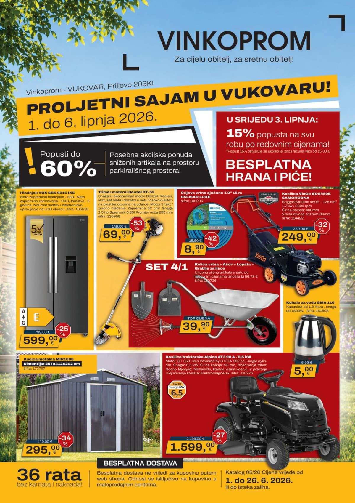 Stranica 1. Vinkoprom kataloga - Lipanj 2026.