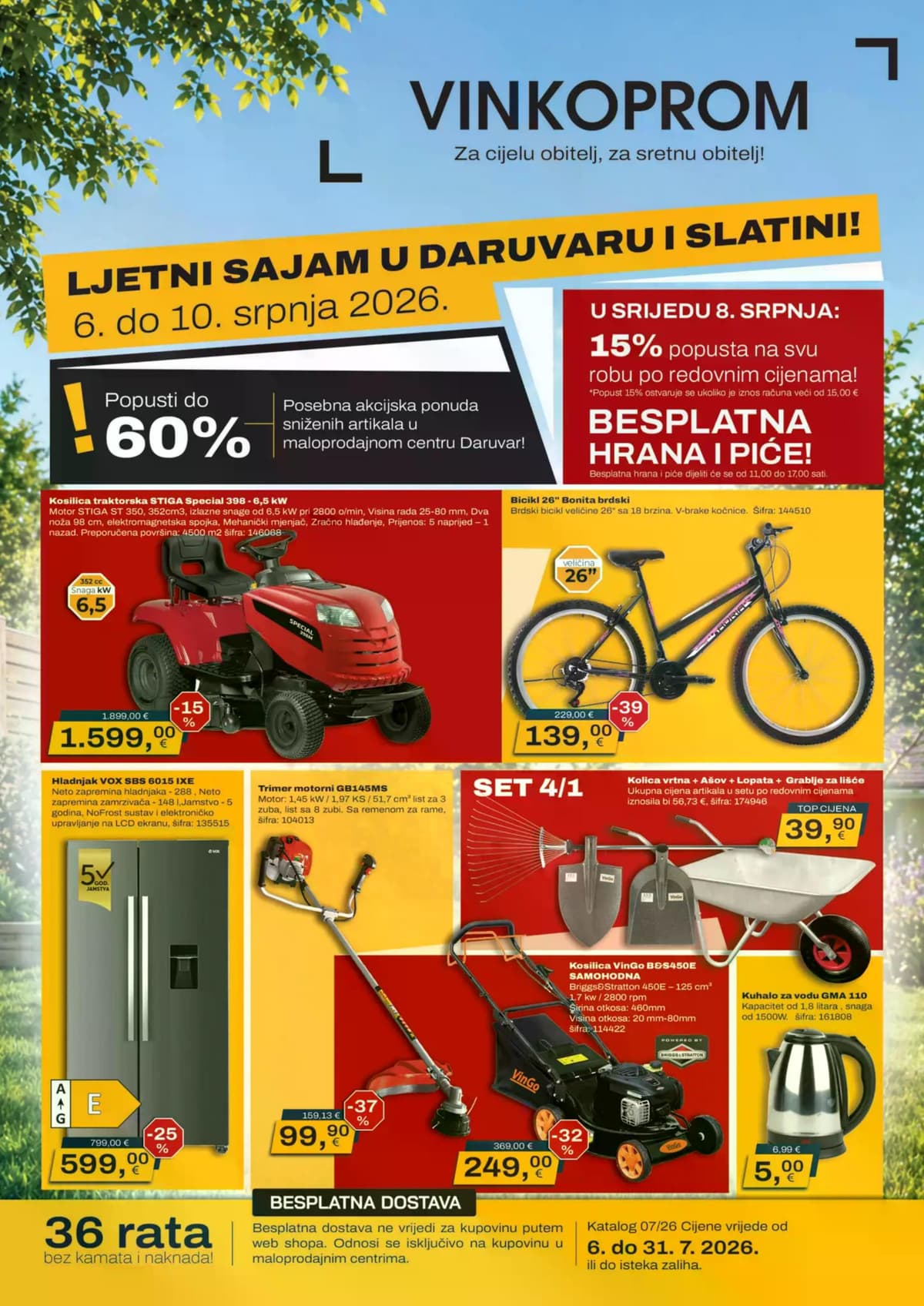 Stranica 1. Vinkoprom kataloga - Srpanj 2026 od 04.07.2026