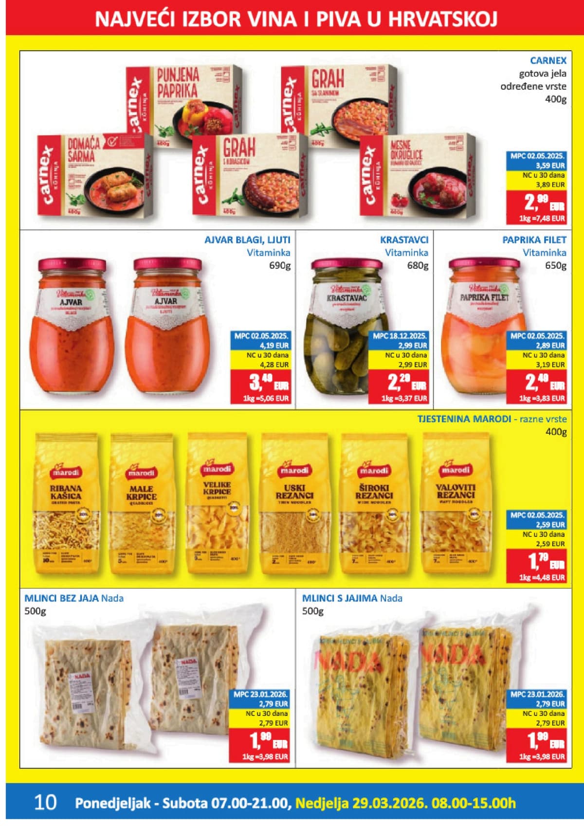 Stranica 10. Vrutak kataloga - Ožujak 2026.
