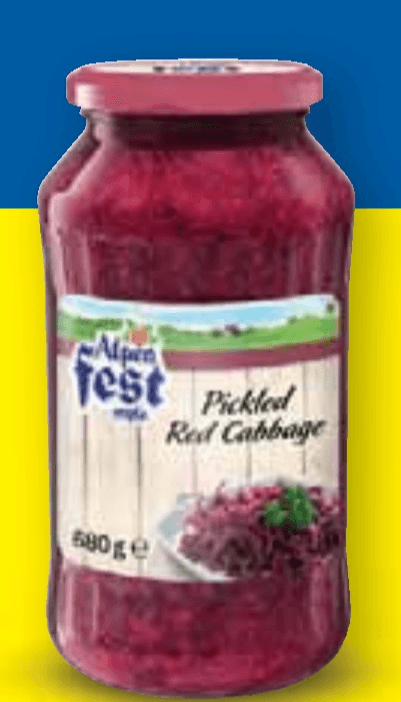 Alpenfest kiseli crveni kupus 585 g Akcija u trgovini Lidl