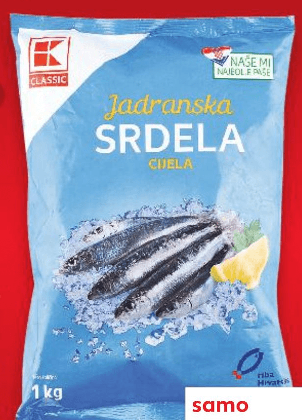 Jadranska srdela 1 kg Classic Akcija u trgovini Kaufland